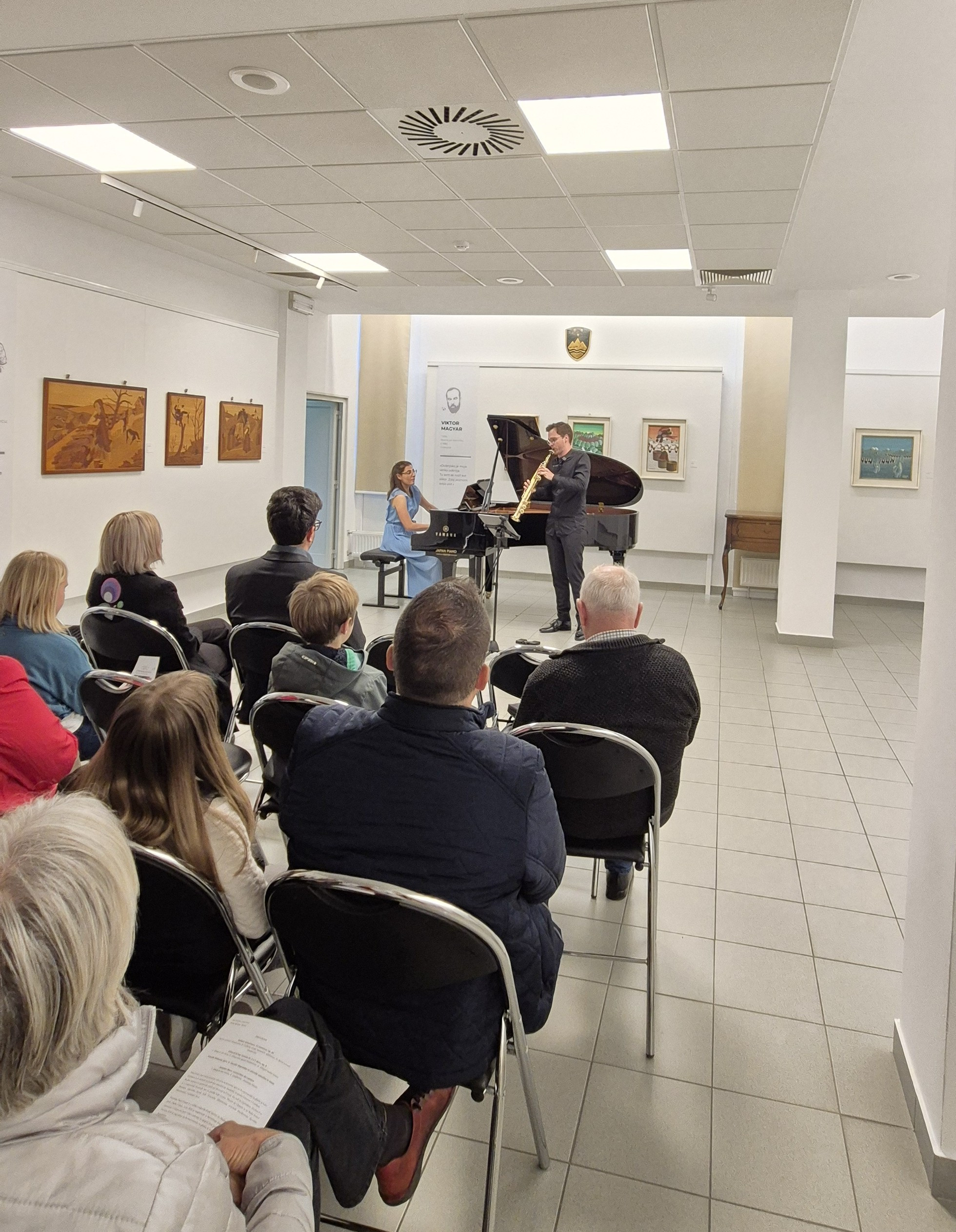 Četrtkova sozvočja, 3. koncert: Jan Gričar, saksofon in Neža Bregar, klavir