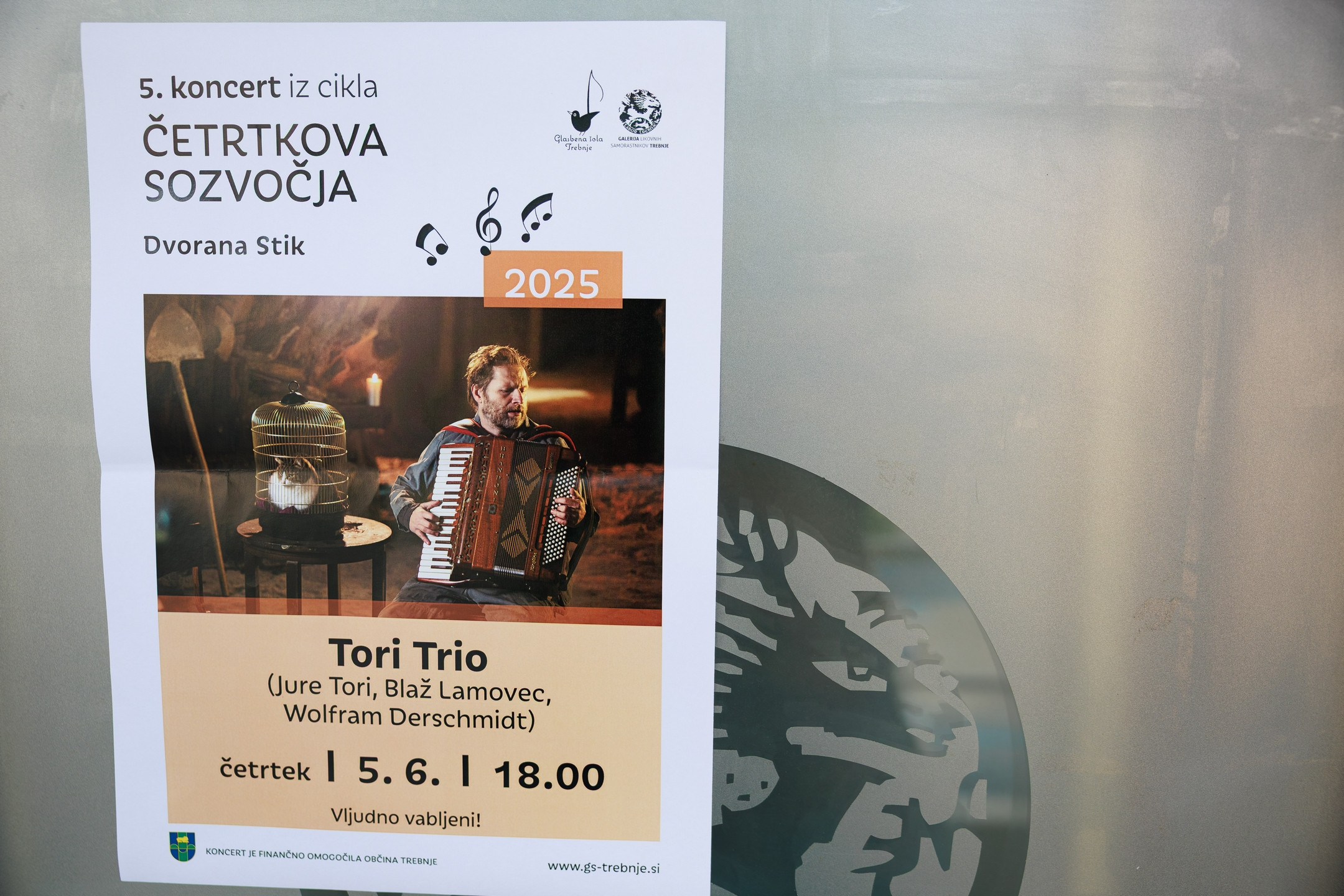 Četrtkova sozvočja, 5. koncert: Tori trio