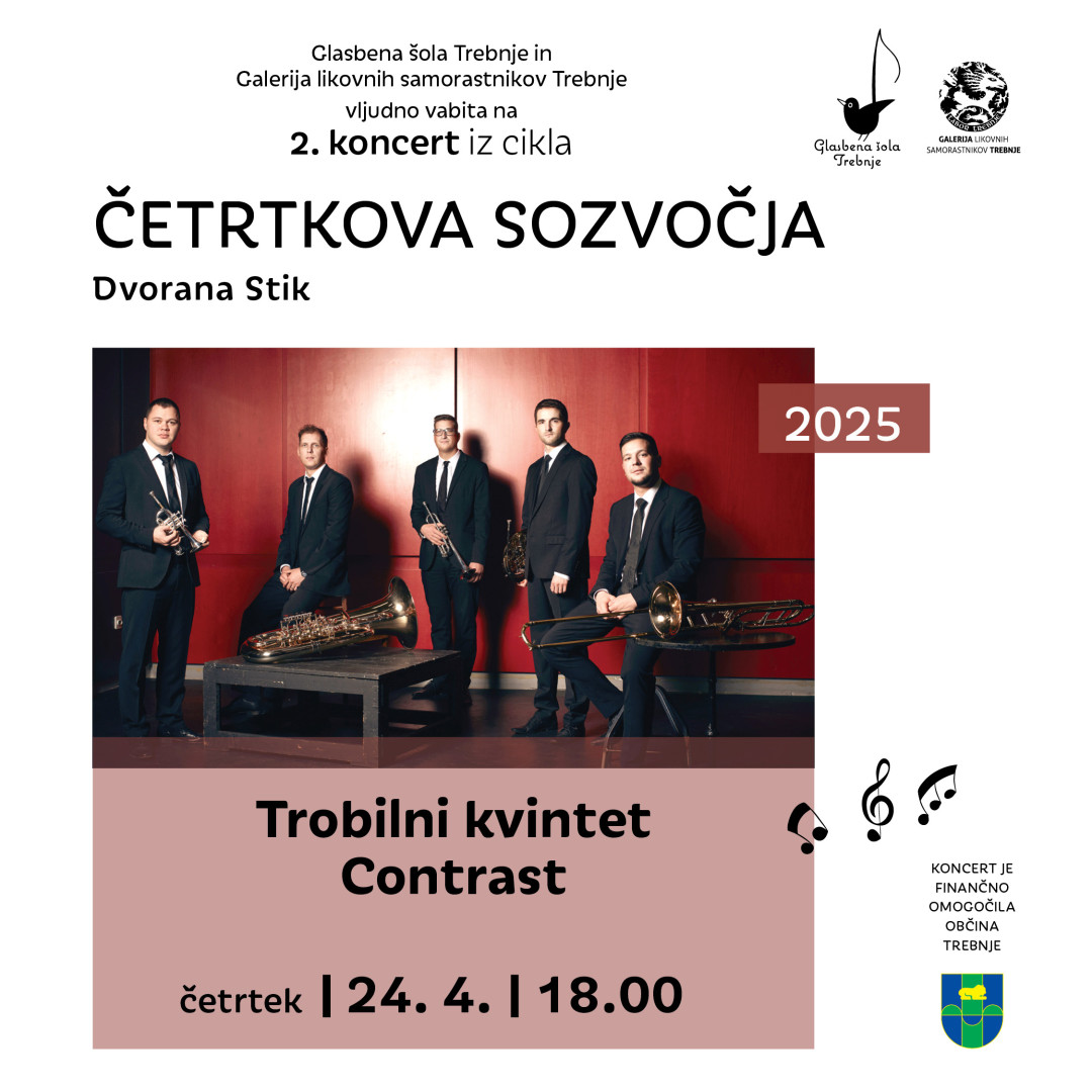 Četrtkova sozvočja: Trobilni kvintet Contrast