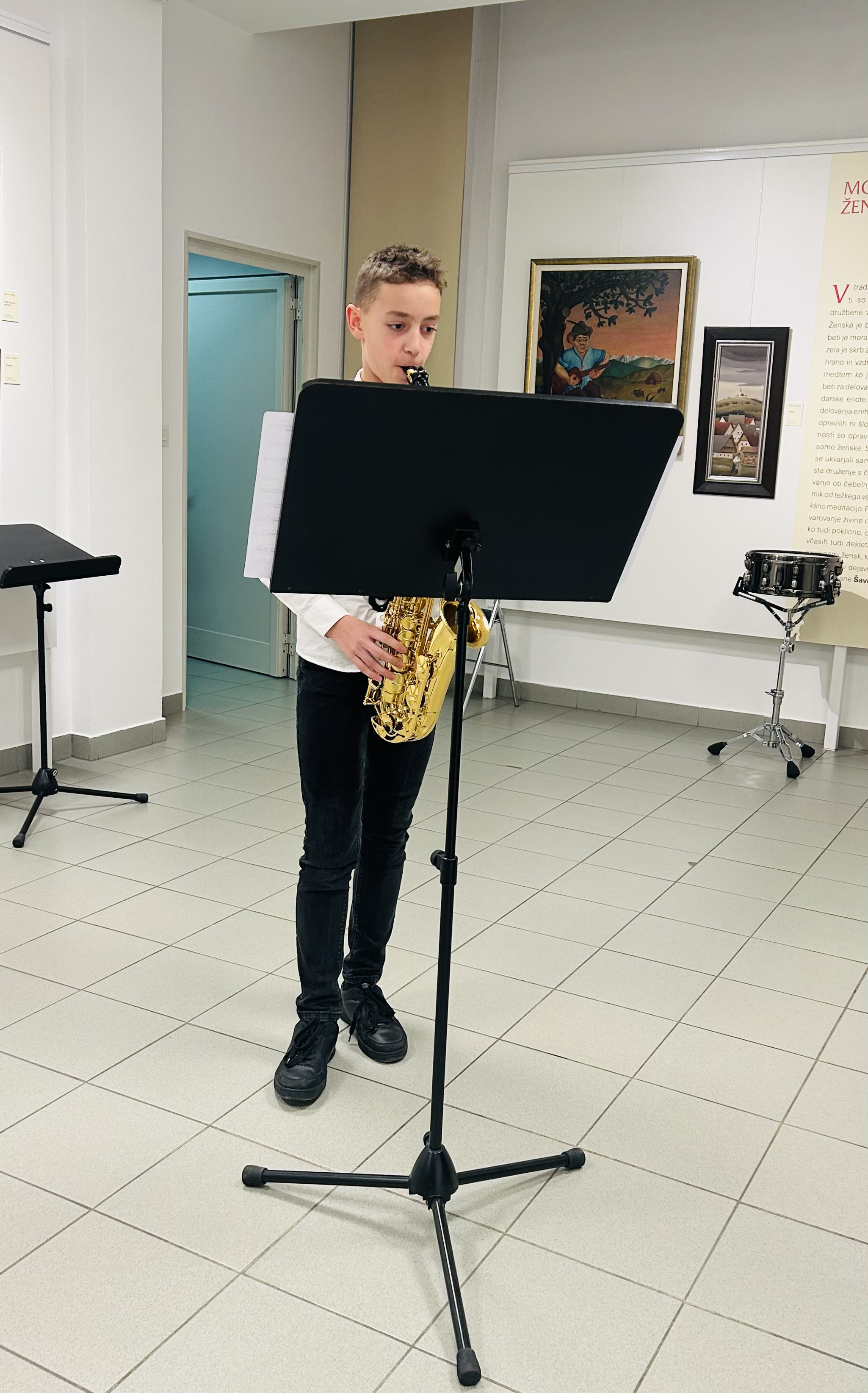 Drugi koncert iz cikla Mladi glasbeniki nastopajo v galeriji