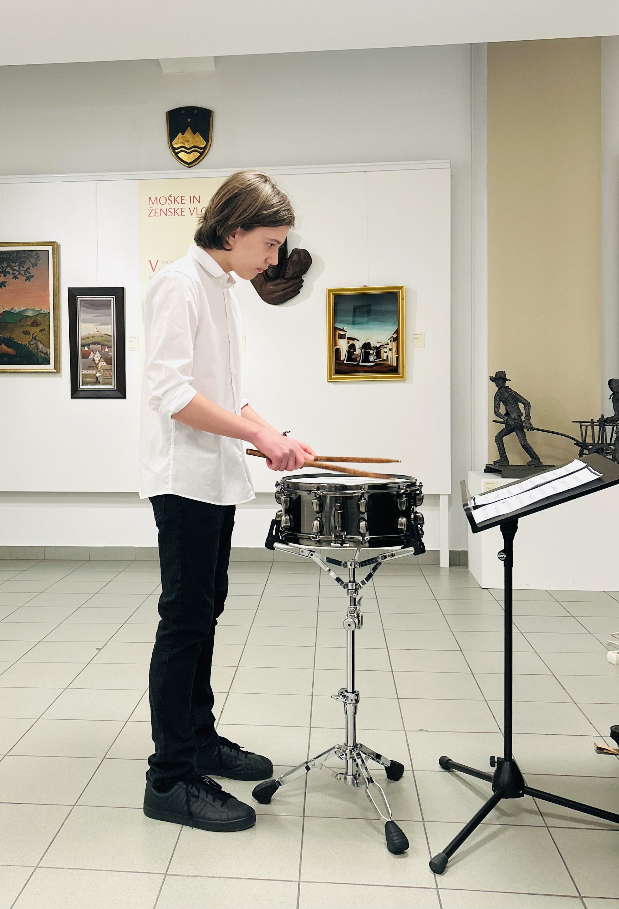 Drugi koncert iz cikla Mladi glasbeniki nastopajo v galeriji