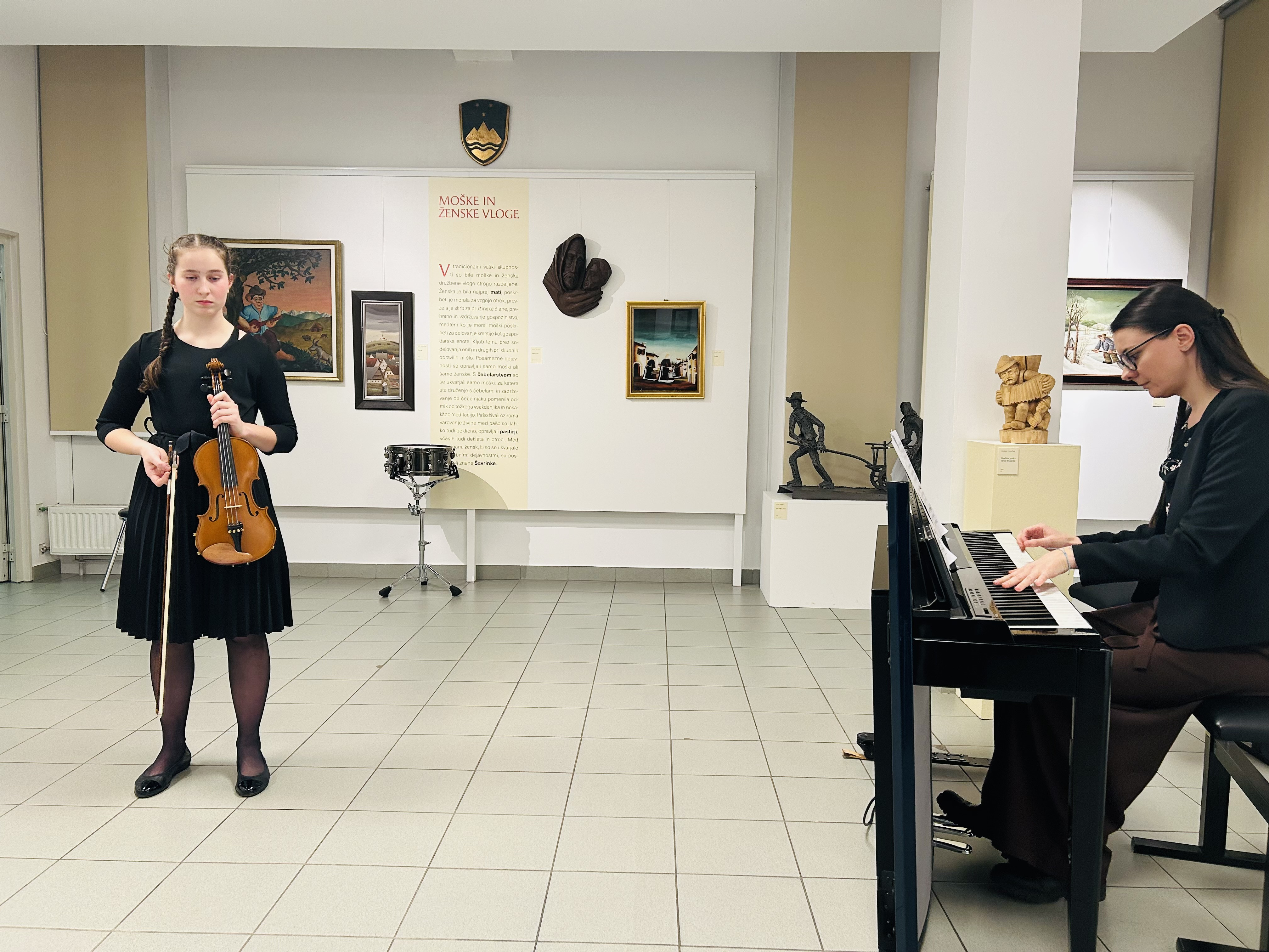 Drugi koncert iz cikla Mladi glasbeniki nastopajo v galeriji