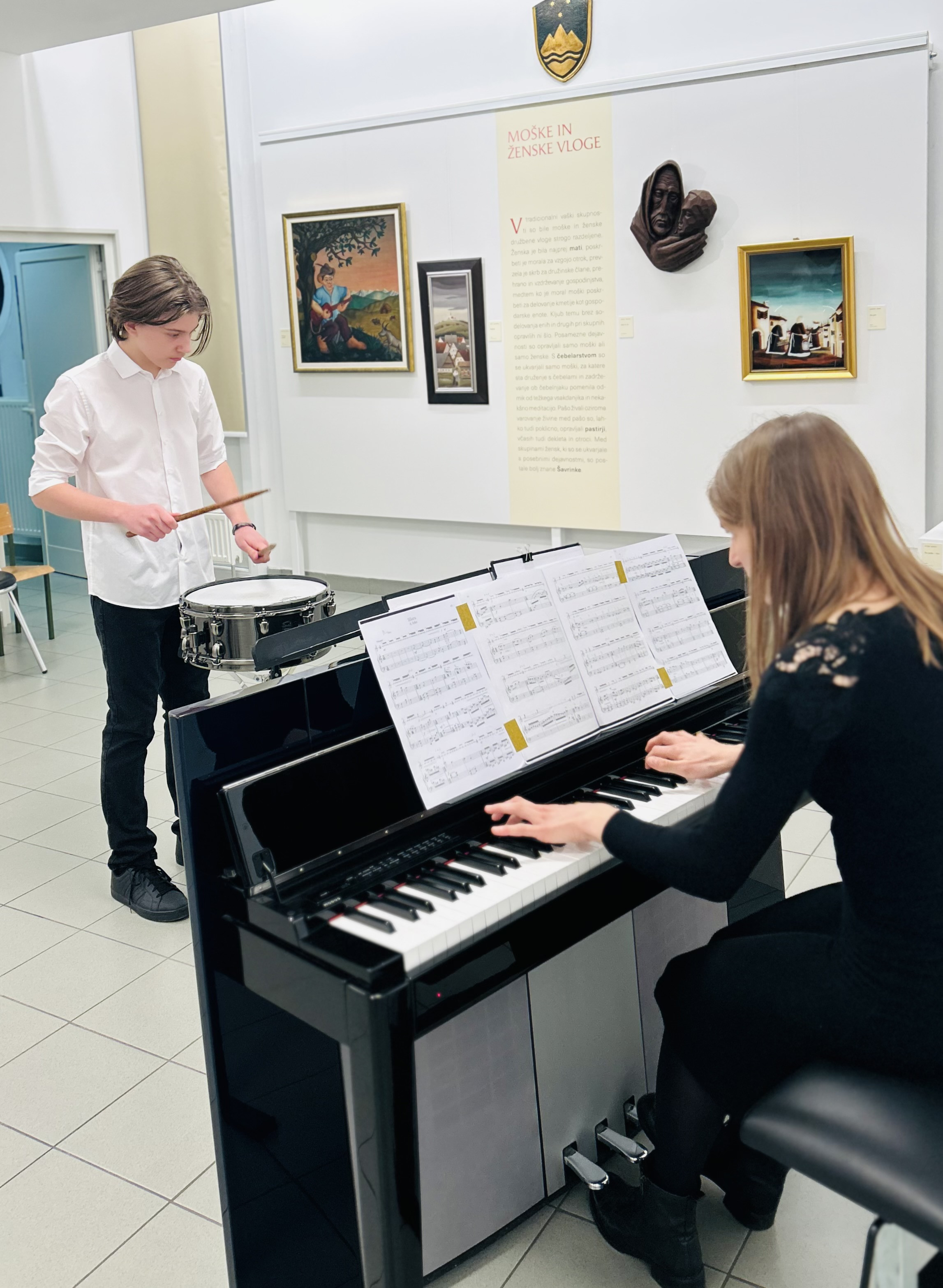 Drugi koncert iz cikla Mladi glasbeniki nastopajo v galeriji