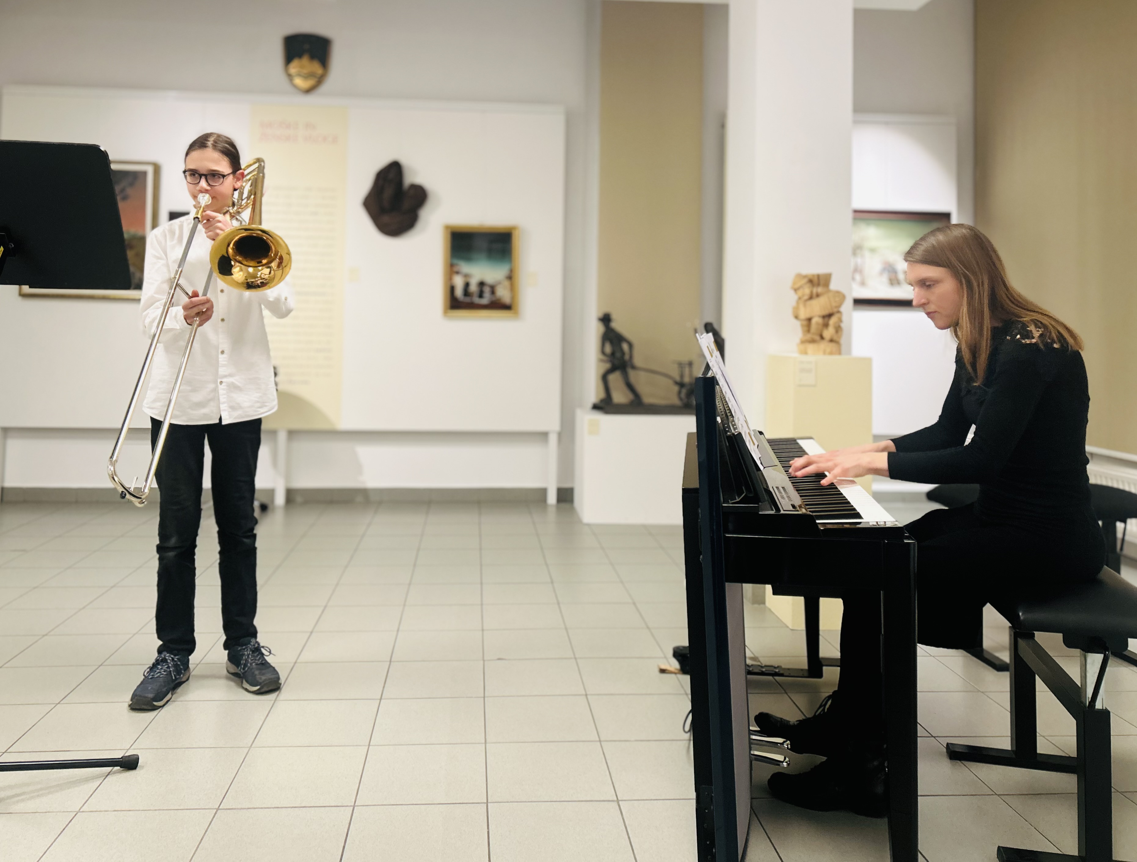 Drugi koncert iz cikla Mladi glasbeniki nastopajo v galeriji