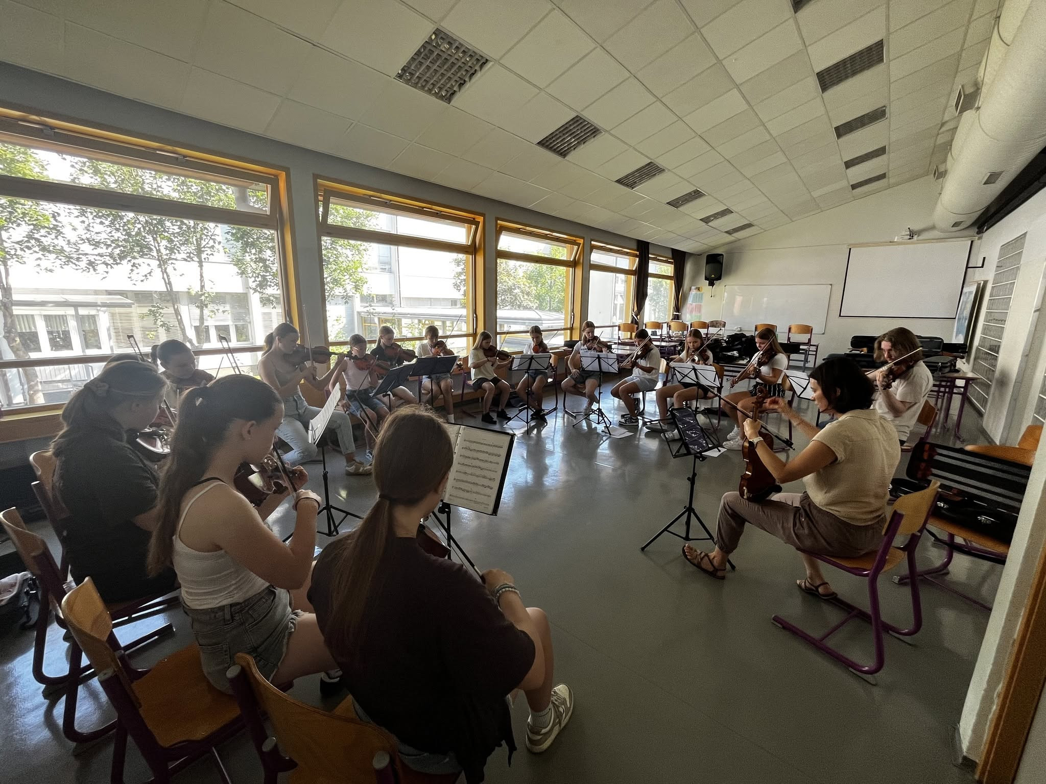 Godalni orkester na 7. Godalnem vikendu VERIS