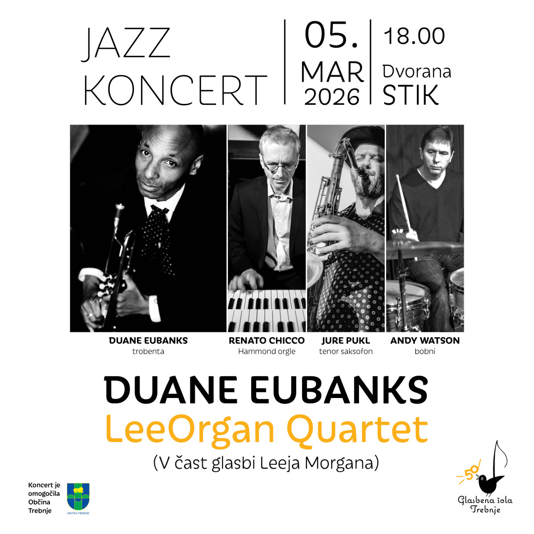Jazz koncert – Duane Eubanks Quartet – LeeOrgan