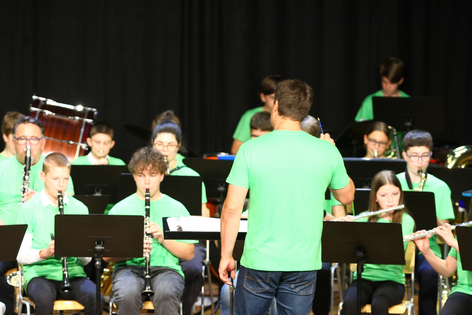 Koncert Občinskega pihalnega orkestra Trebnje in pihalnega orkestra Glasbene šole Trebnje