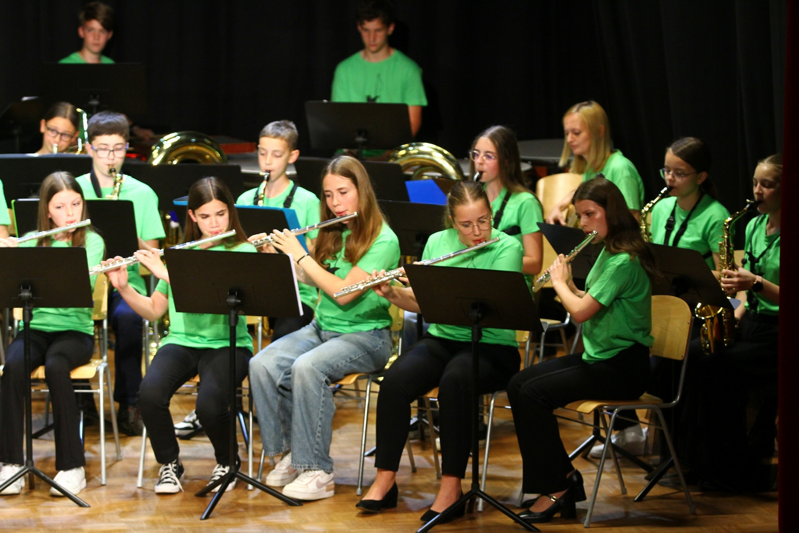 Koncert Občinskega pihalnega orkestra Trebnje in pihalnega orkestra Glasbene šole Trebnje