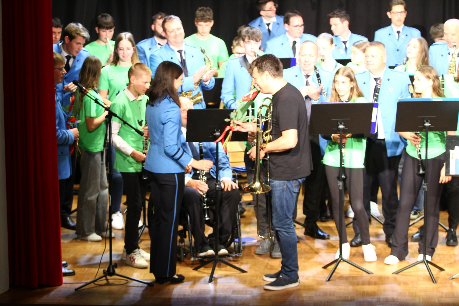 Koncert Občinskega pihalnega orkestra Trebnje in pihalnega orkestra Glasbene šole Trebnje