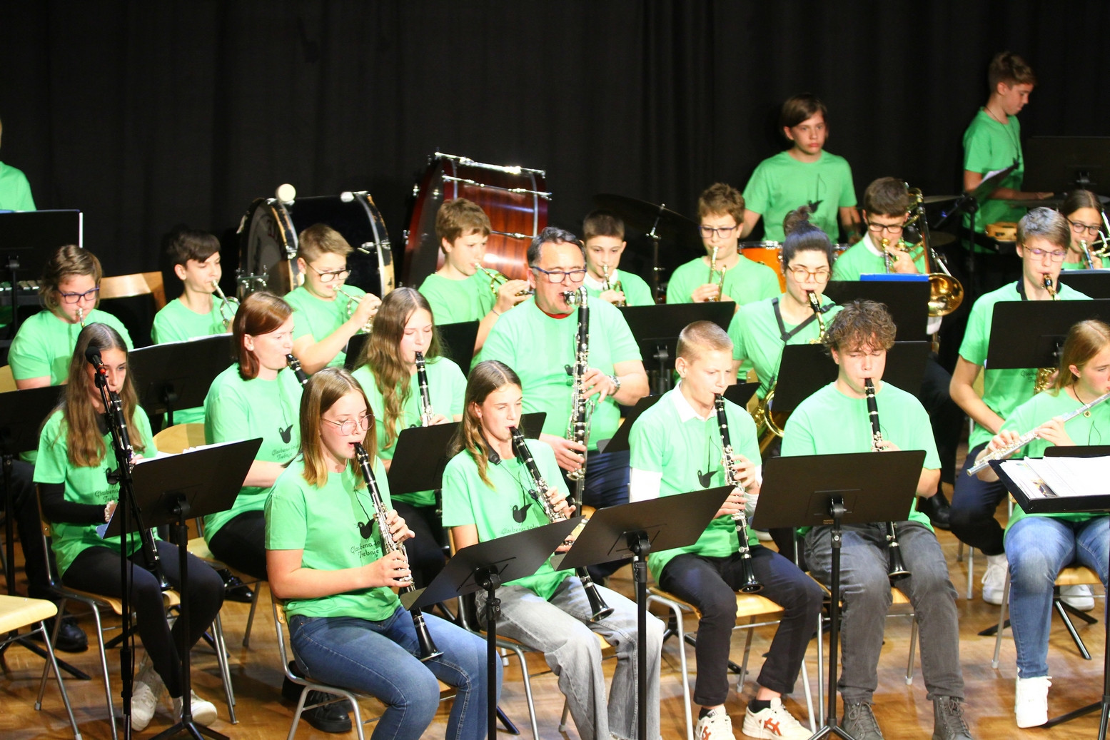 Koncert Občinskega pihalnega orkestra Trebnje in pihalnega orkestra Glasbene šole Trebnje