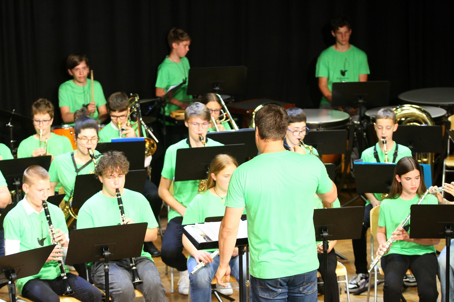 Koncert Občinskega pihalnega orkestra Trebnje in pihalnega orkestra Glasbene šole Trebnje