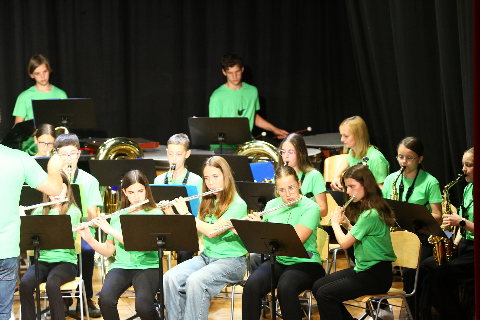 Koncert Občinskega pihalnega orkestra Trebnje in pihalnega orkestra Glasbene šole Trebnje