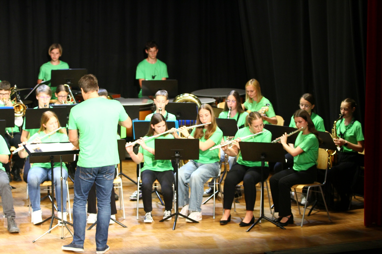 Koncert Občinskega pihalnega orkestra Trebnje in pihalnega orkestra Glasbene šole Trebnje