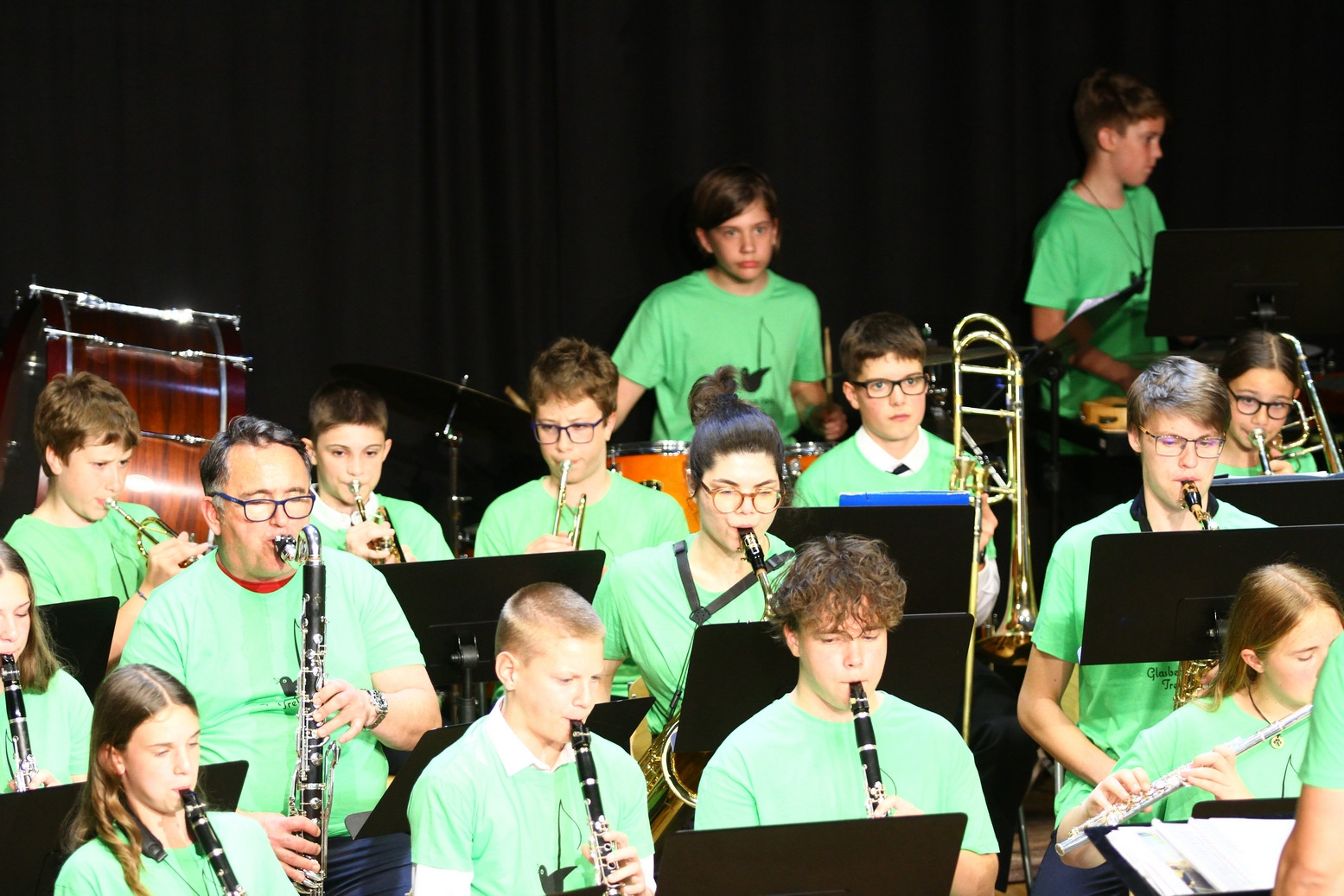 Koncert Občinskega pihalnega orkestra Trebnje in pihalnega orkestra Glasbene šole Trebnje