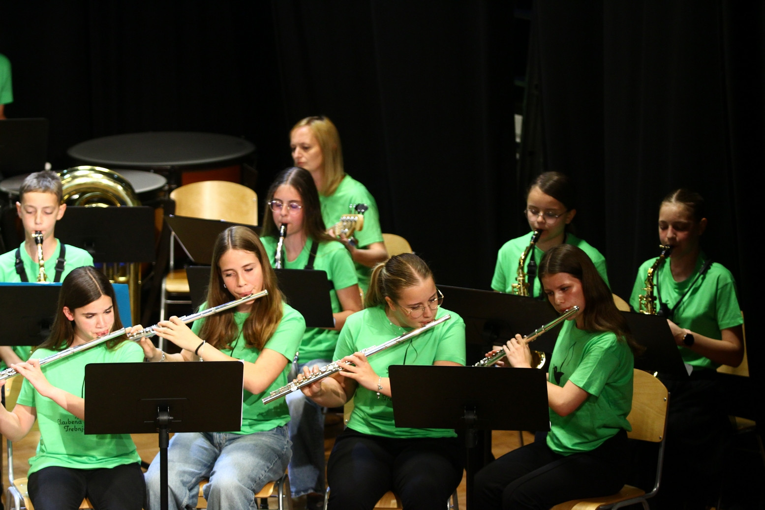 Koncert Občinskega pihalnega orkestra Trebnje in pihalnega orkestra Glasbene šole Trebnje