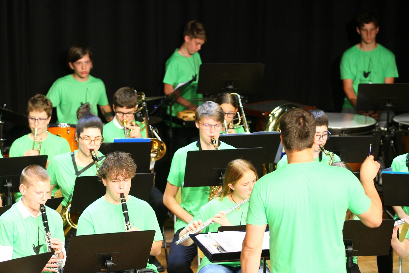 Koncert Občinskega pihalnega orkestra Trebnje in pihalnega orkestra Glasbene šole Trebnje