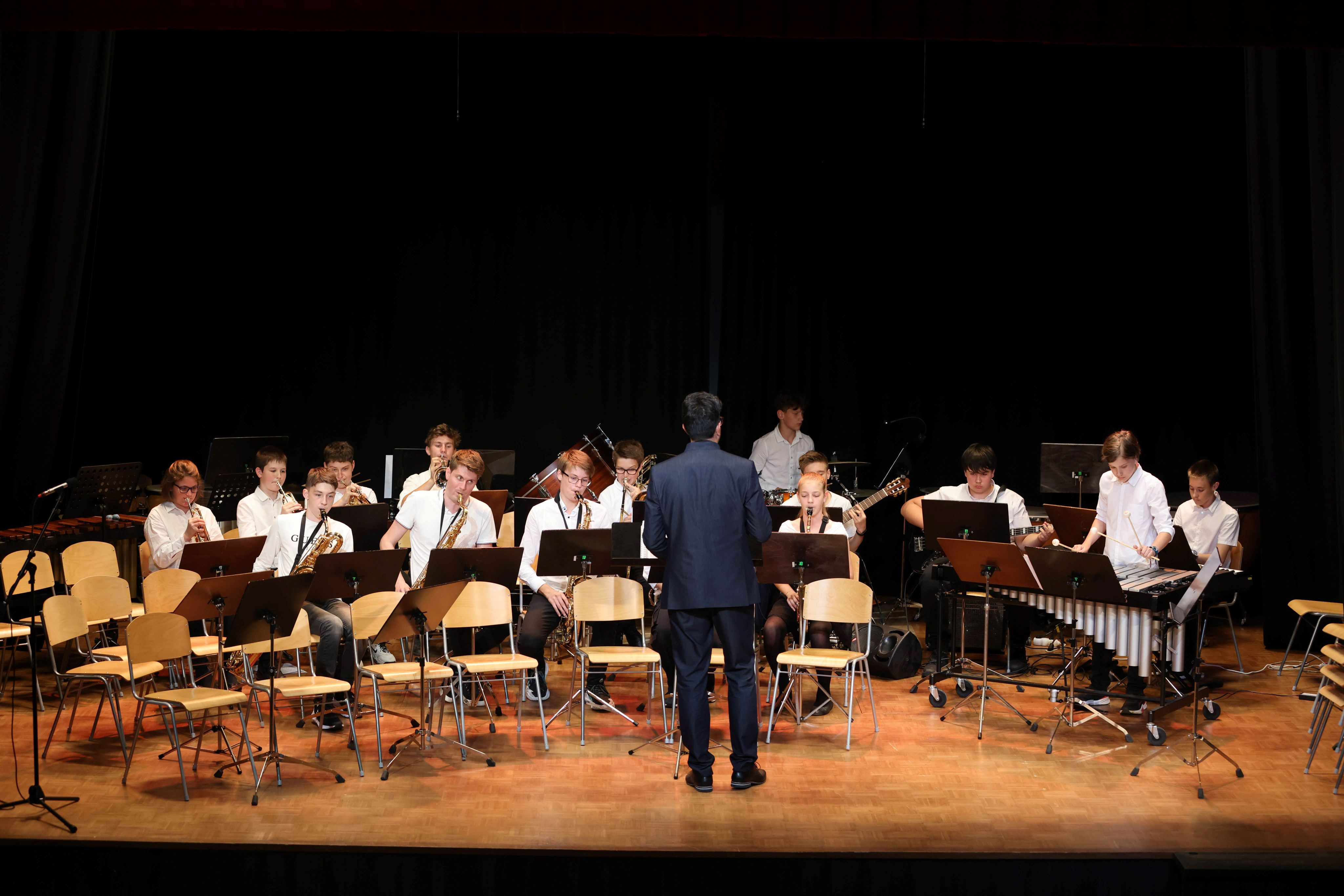 Koncert pihalnega orkestra, big banda in komornih skupin