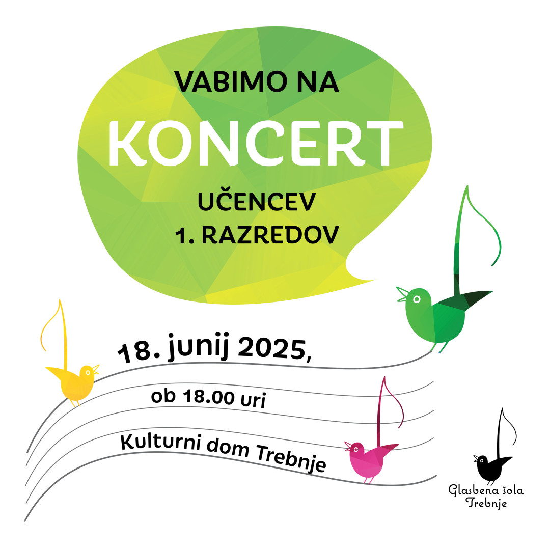Koncert učencev 1. razredov