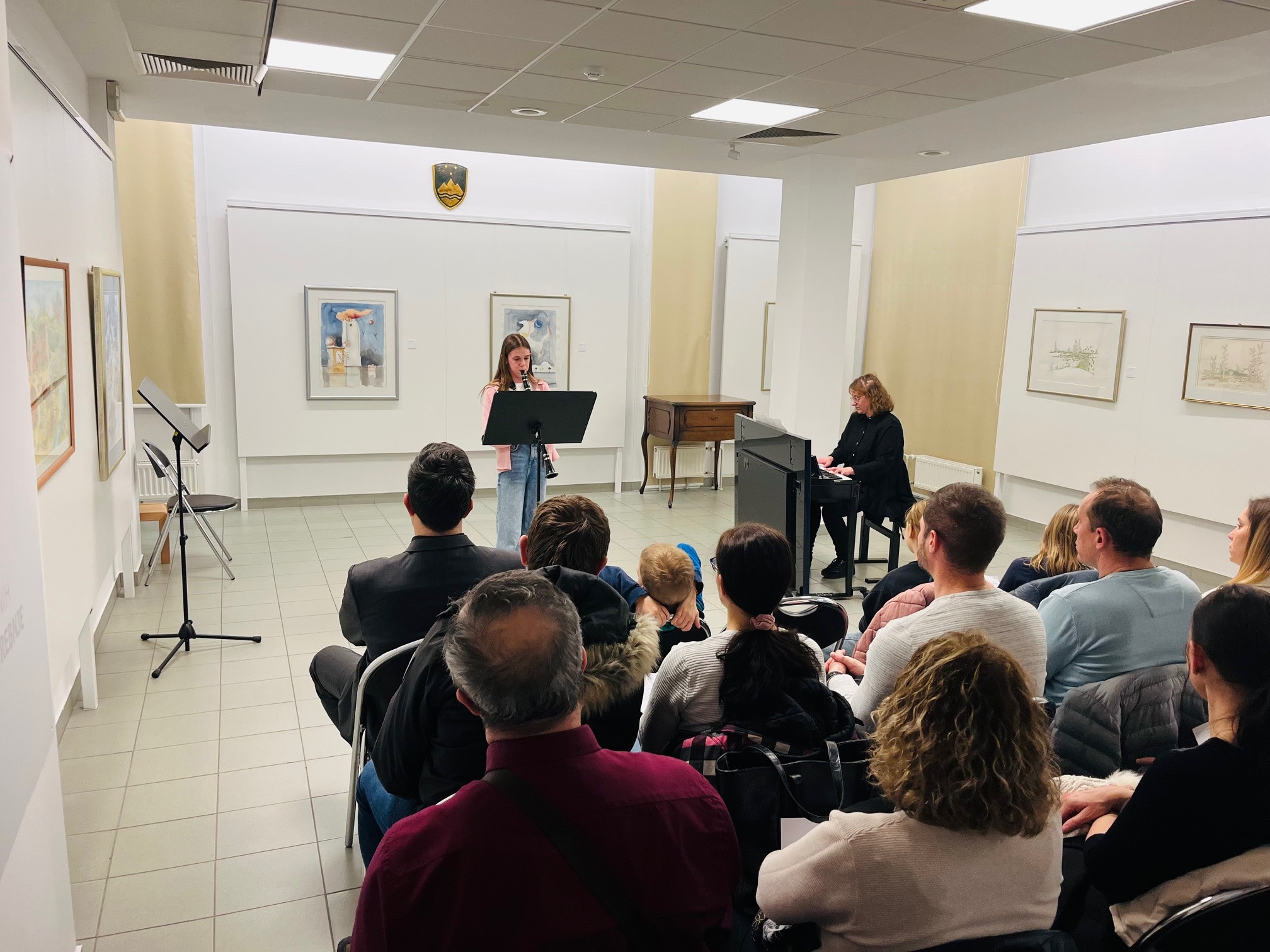 Mladi glasbeniki nastopajo v galeriji - 1. koncert