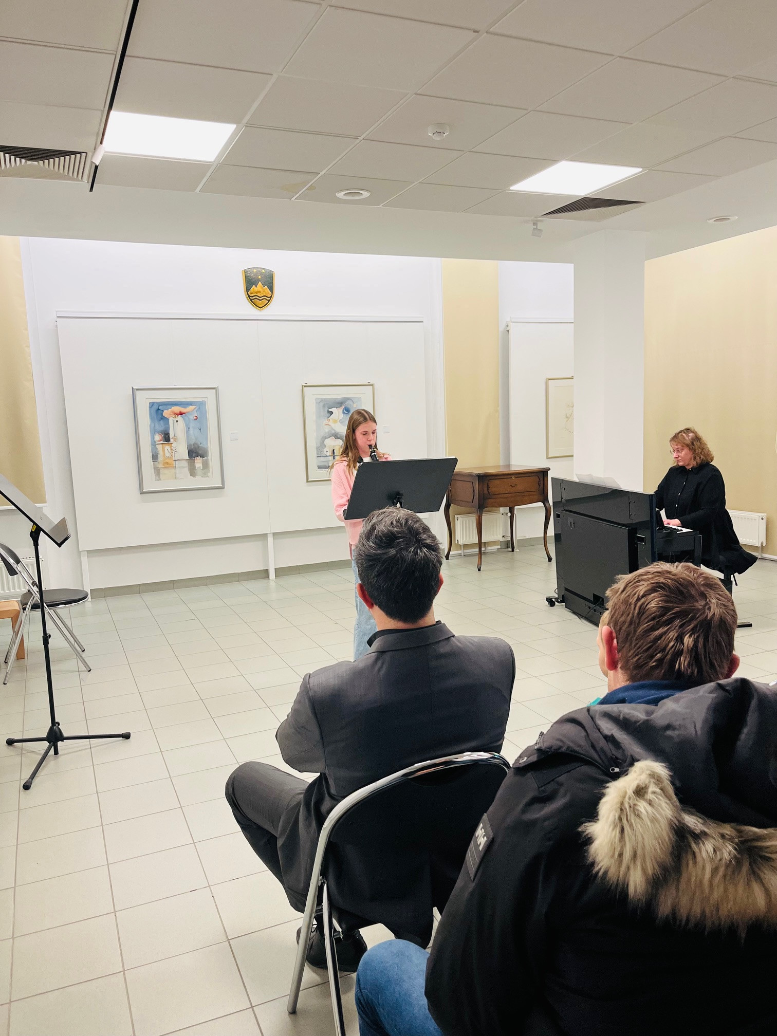 Mladi glasbeniki nastopajo v galeriji - 1. koncert