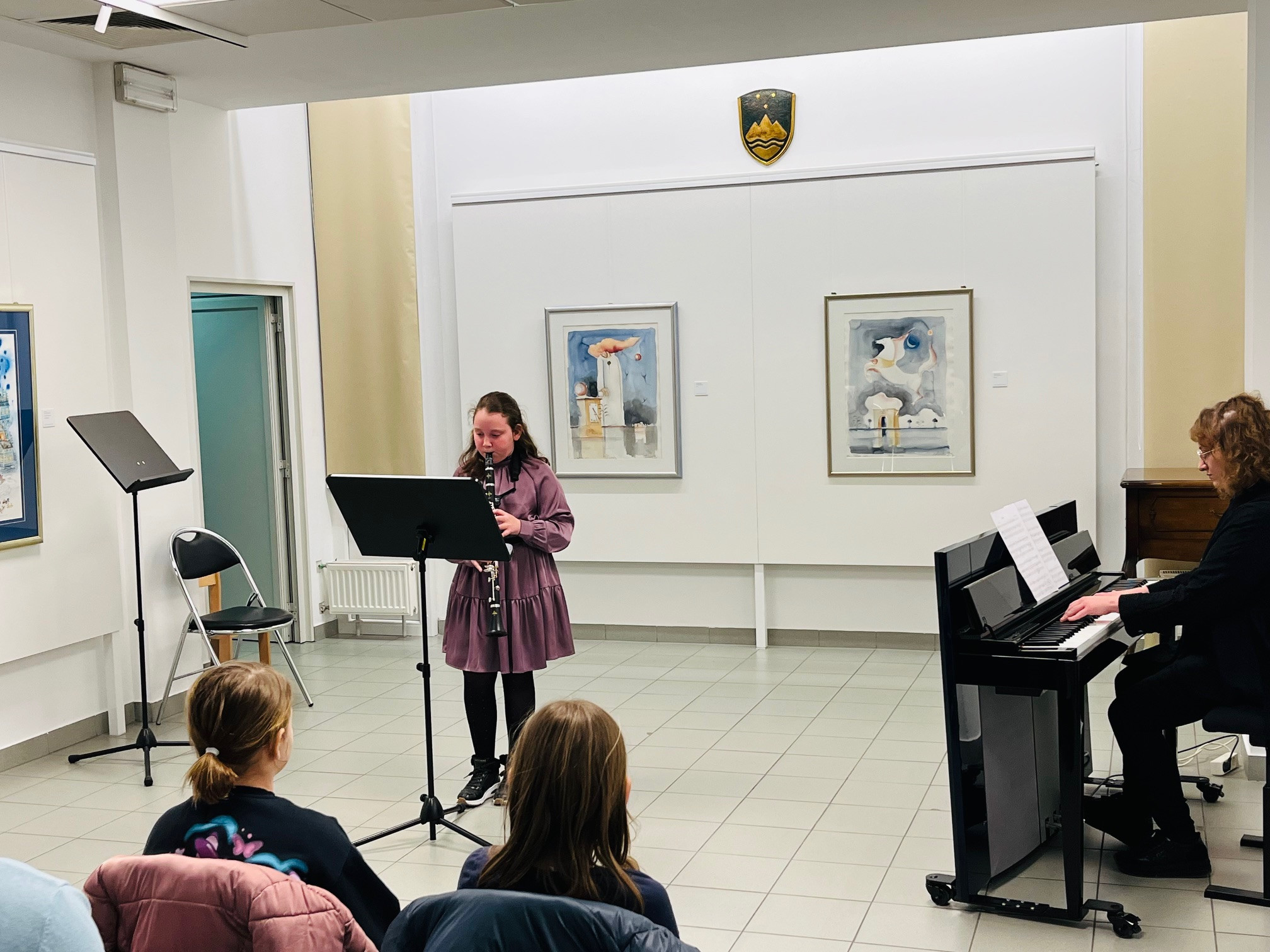 Mladi glasbeniki nastopajo v galeriji - 1. koncert