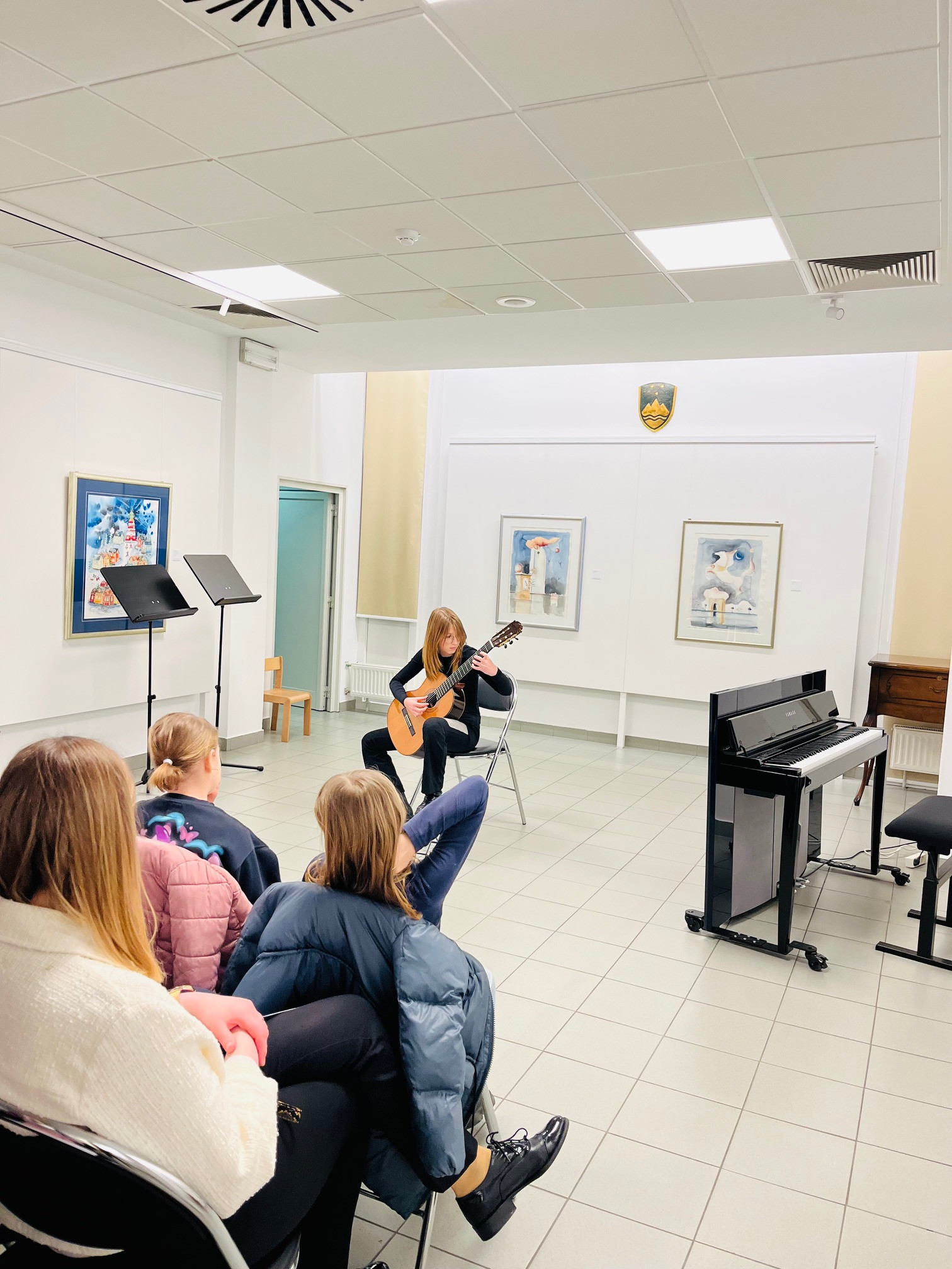 Mladi glasbeniki nastopajo v galeriji - 1. koncert