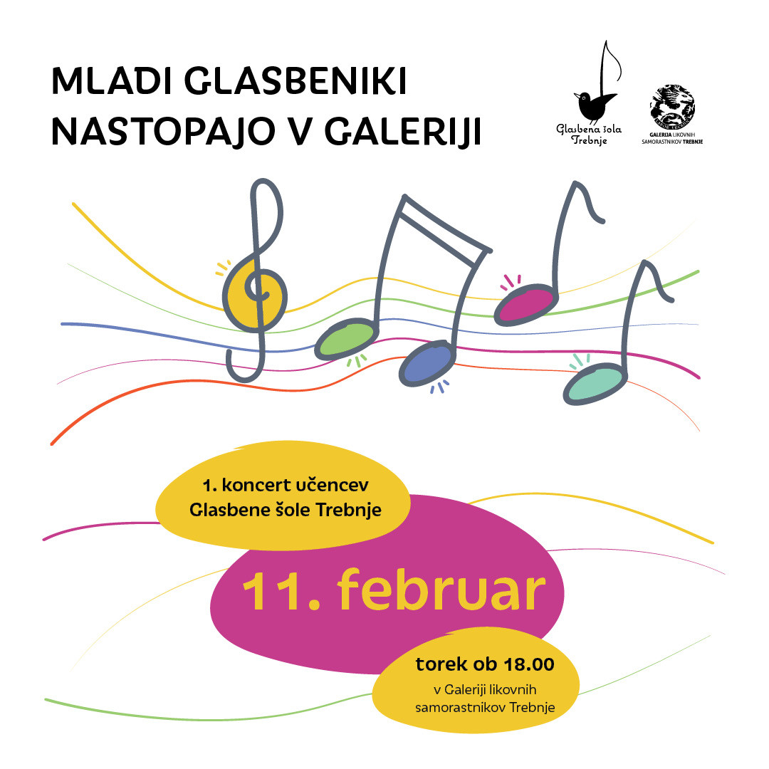 Mladi glasbeniki nastopajo v Galeriji