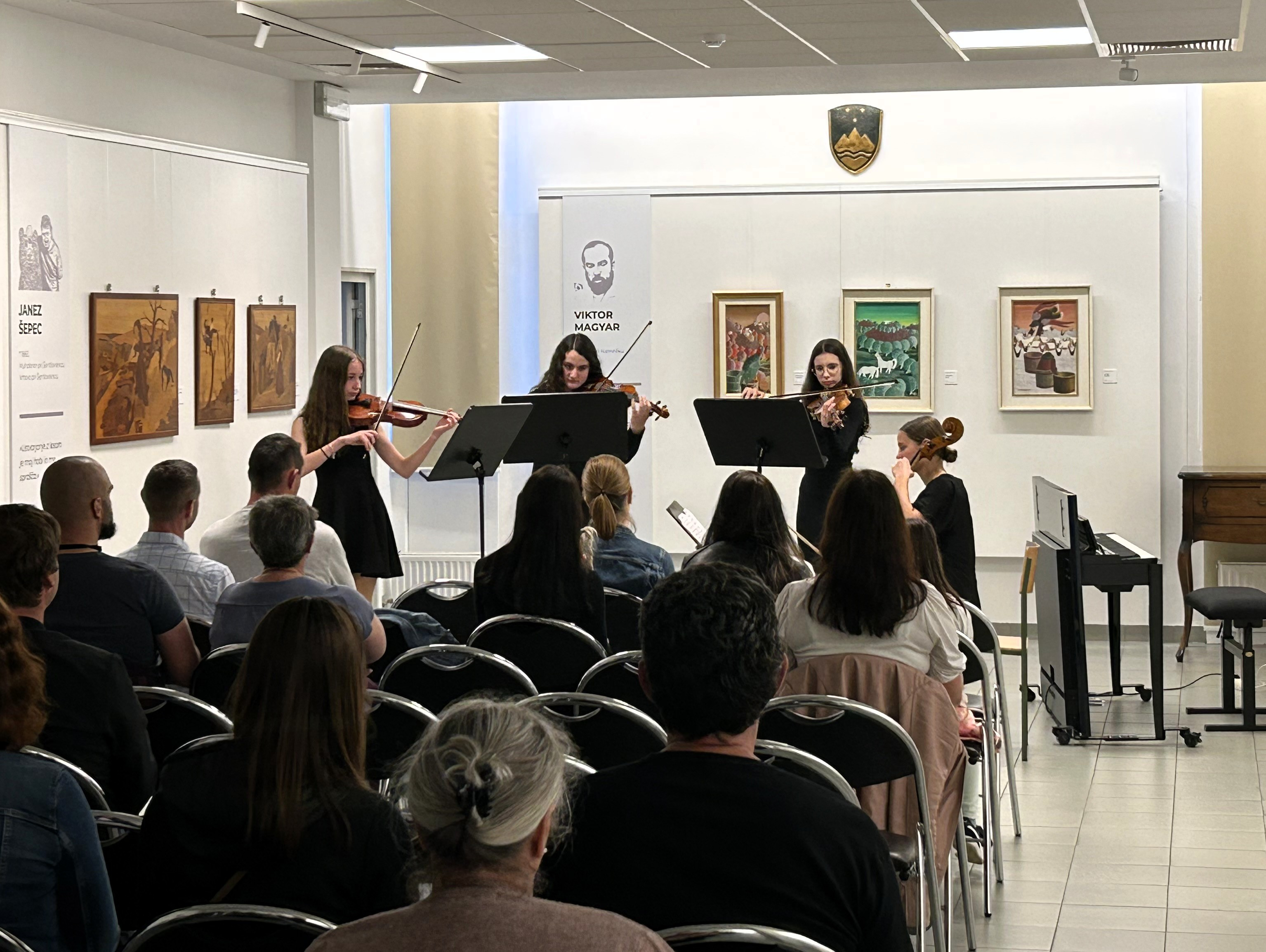 Mladi glasbeniki nastopajo v galeriji - 4. koncert