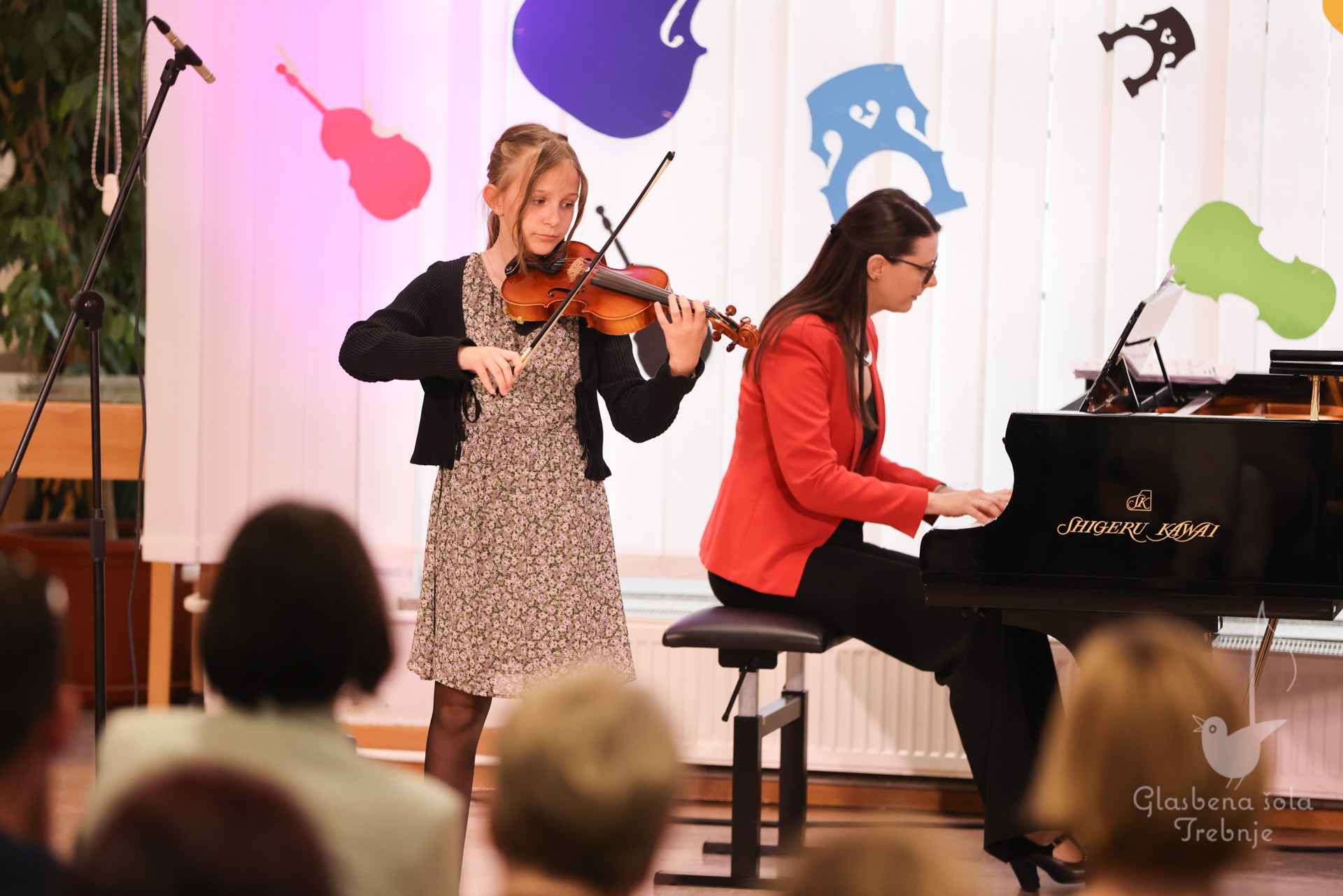 Nastop godalnega oddelka ob 50-letnici šole