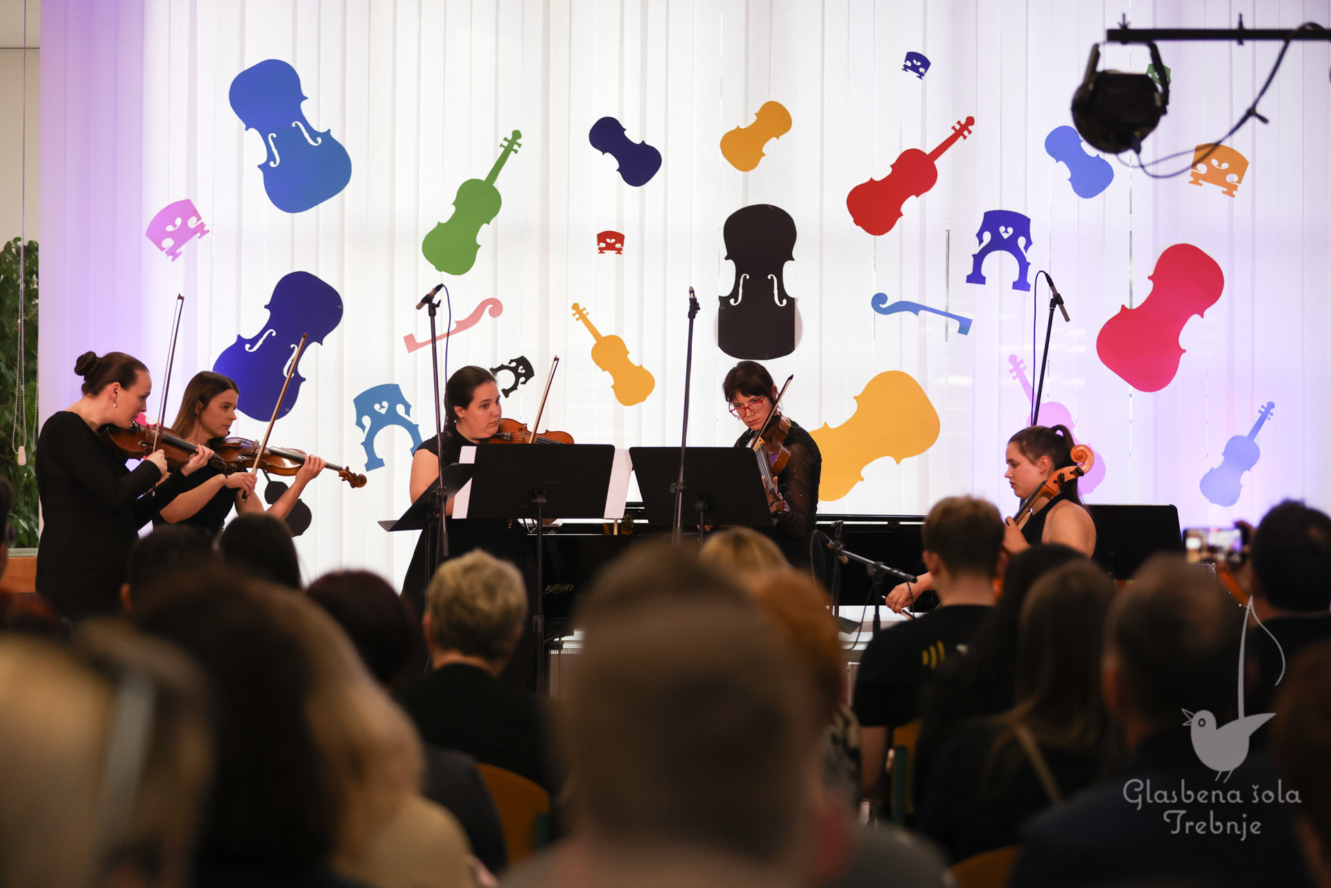 Nastop godalnega oddelka ob 50-letnici šole