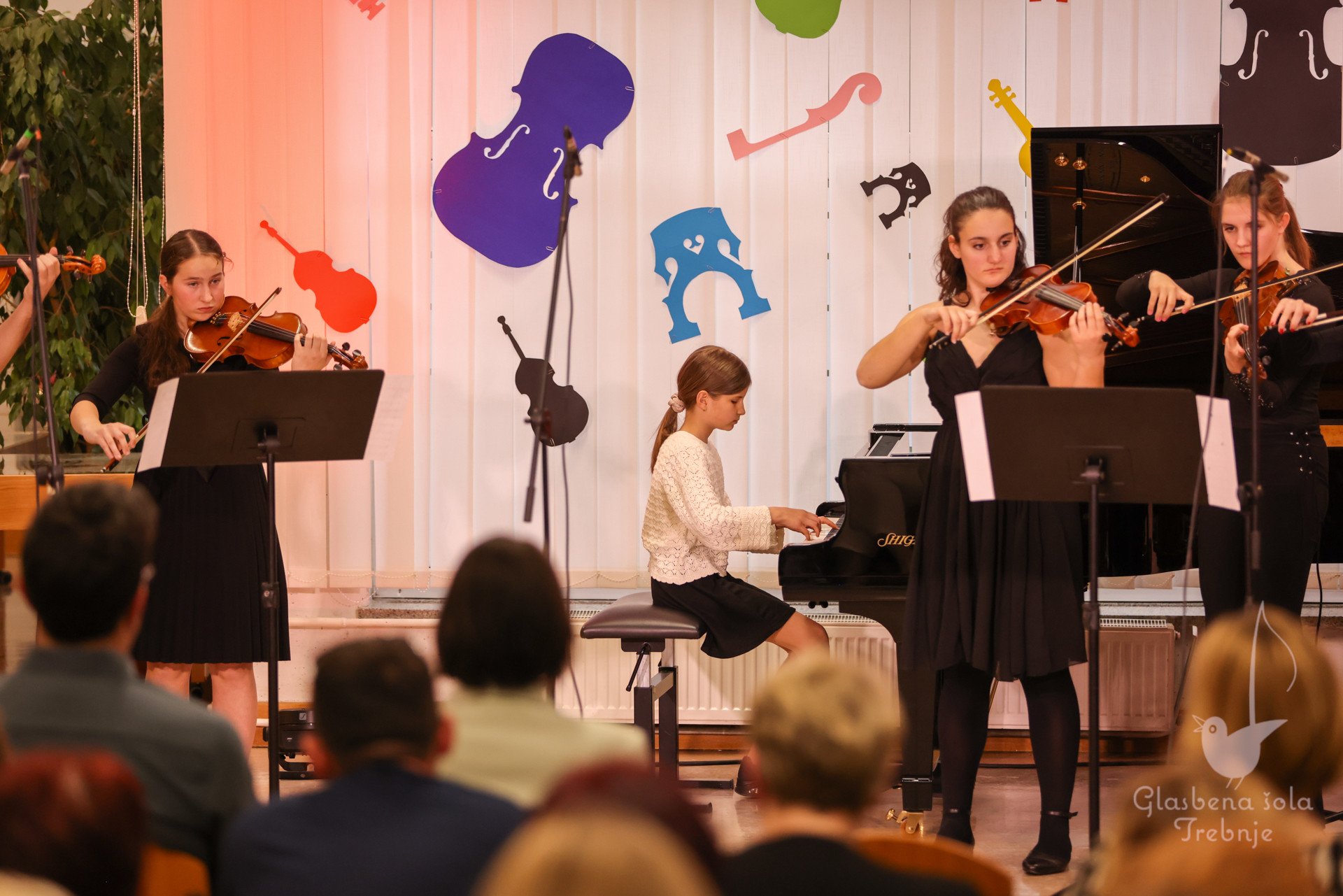 Nastop godalnega oddelka ob 50-letnici šole