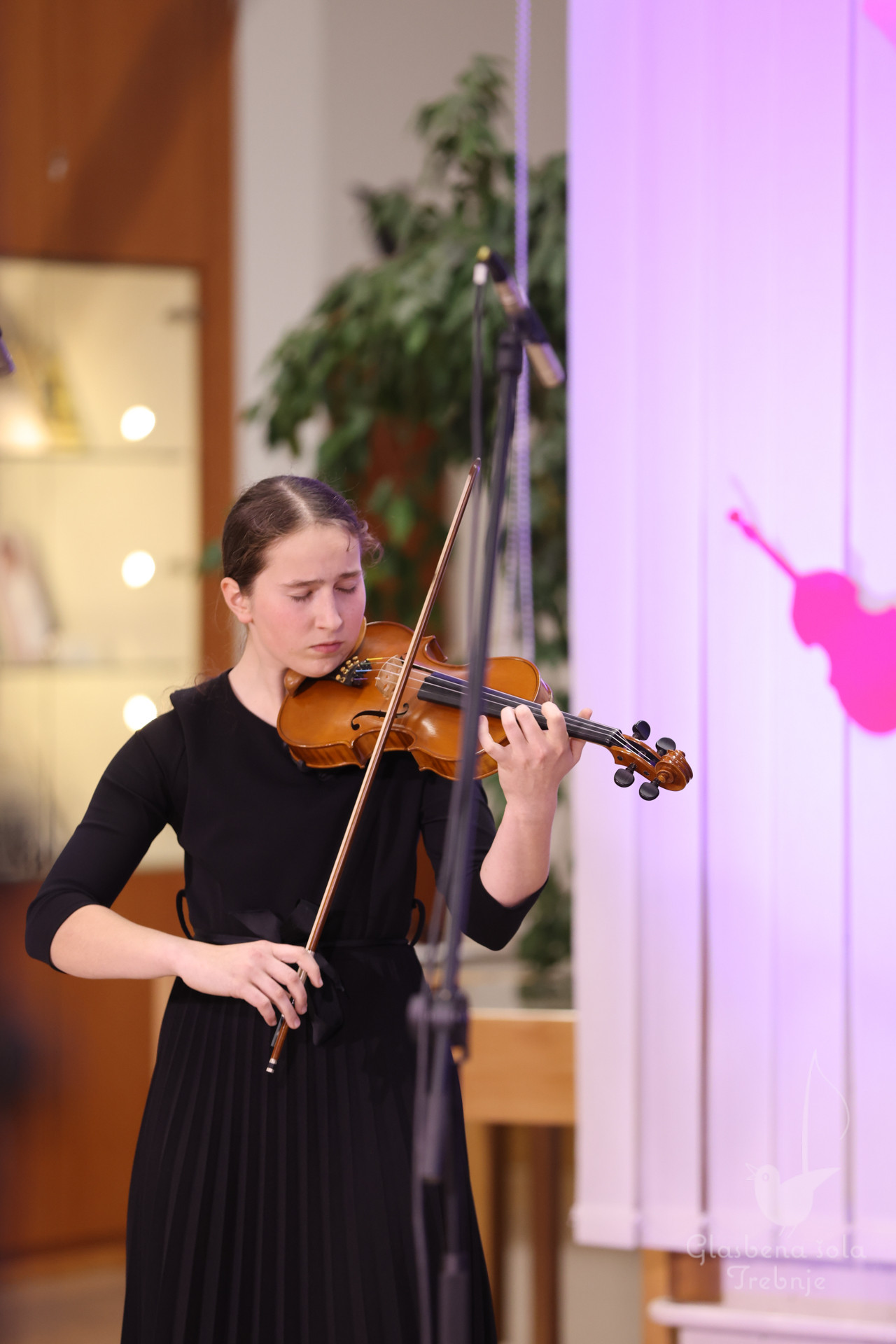 Nastop godalnega oddelka ob 50-letnici šole