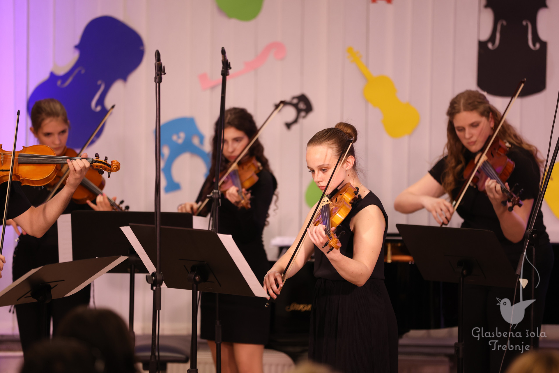 Nastop godalnega oddelka ob 50-letnici šole