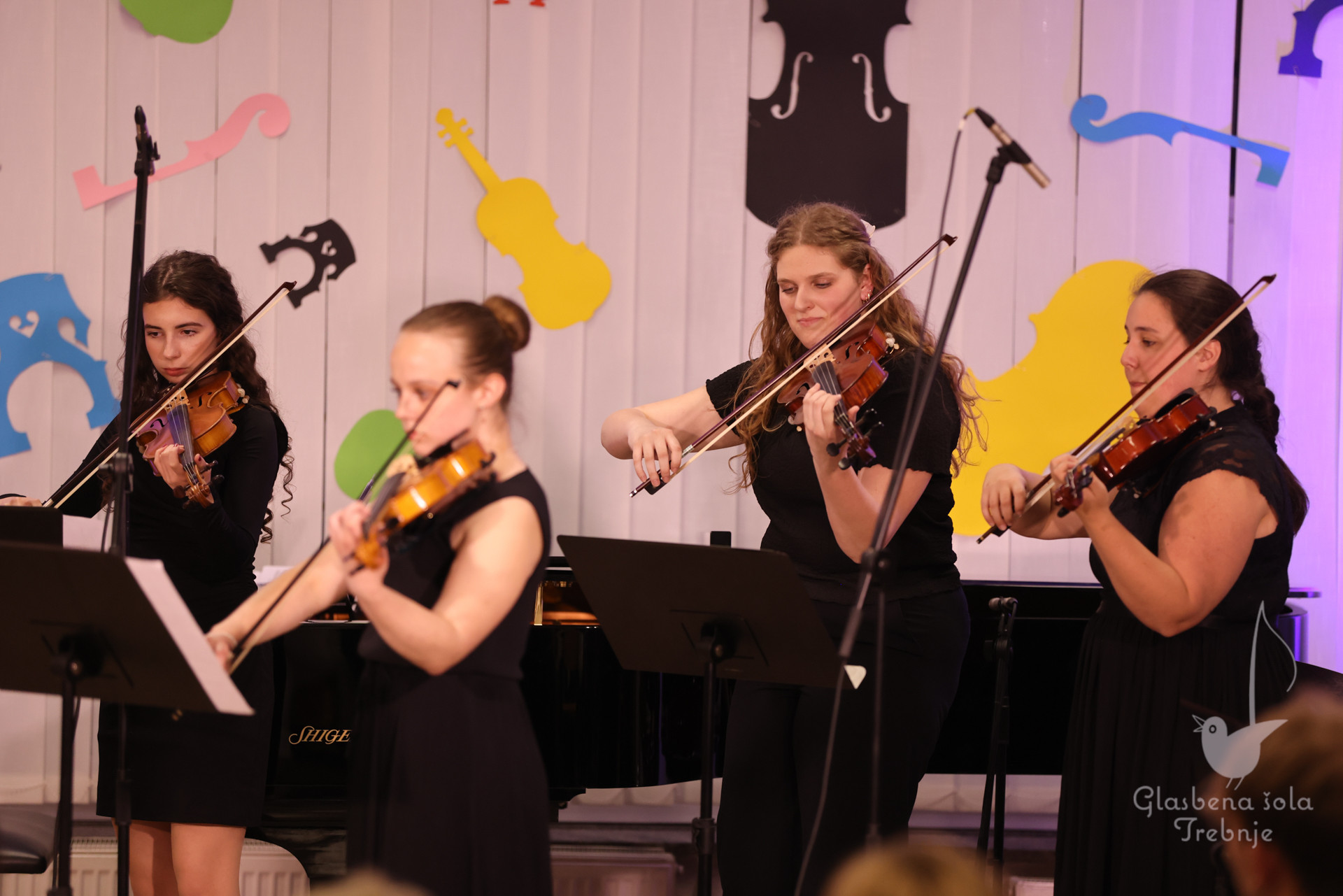 Nastop godalnega oddelka ob 50-letnici šole