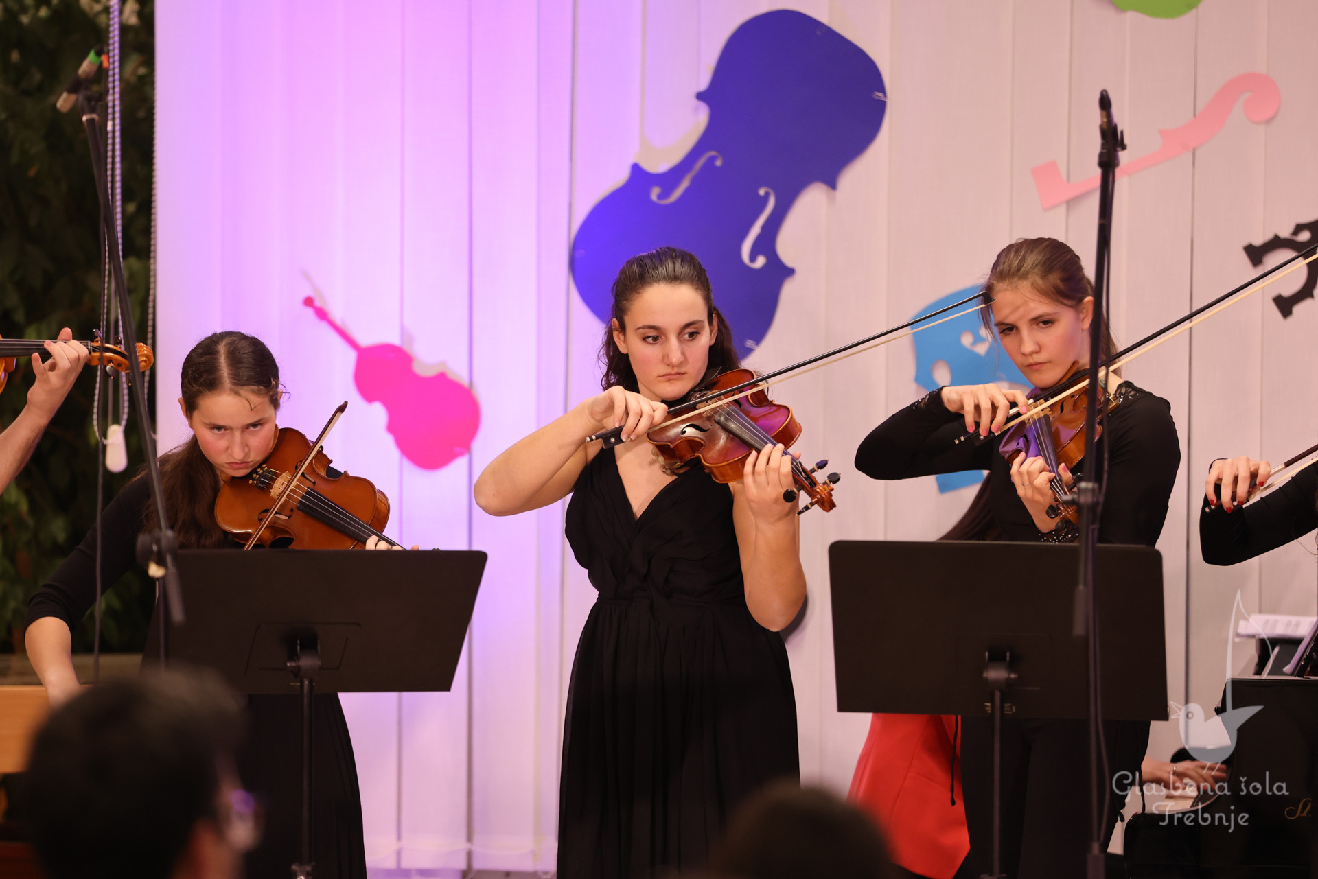 Nastop godalnega oddelka ob 50-letnici šole