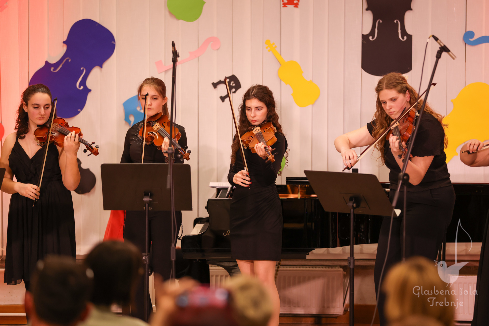 Nastop godalnega oddelka ob 50-letnici šole