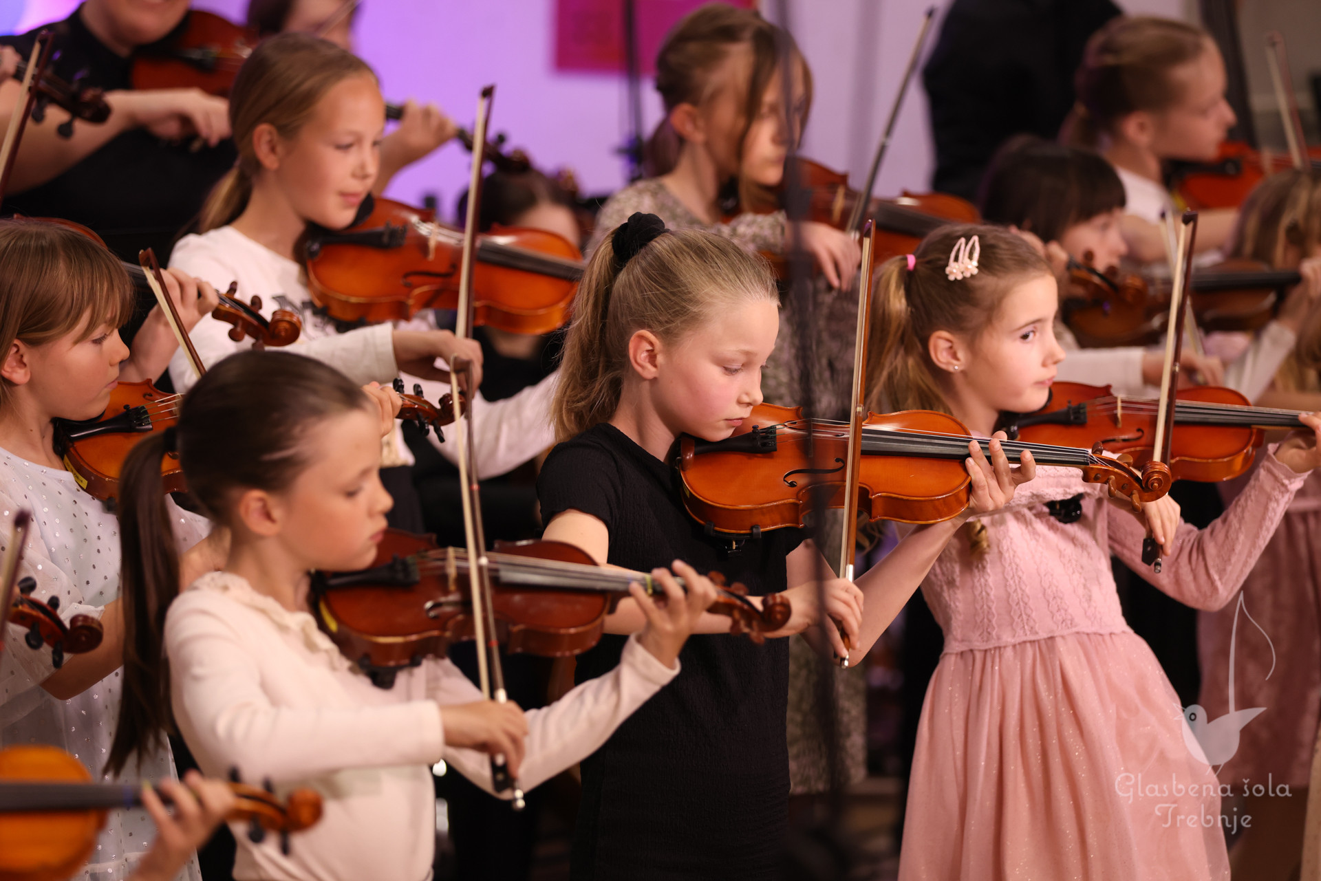 Nastop godalnega oddelka ob 50-letnici šole