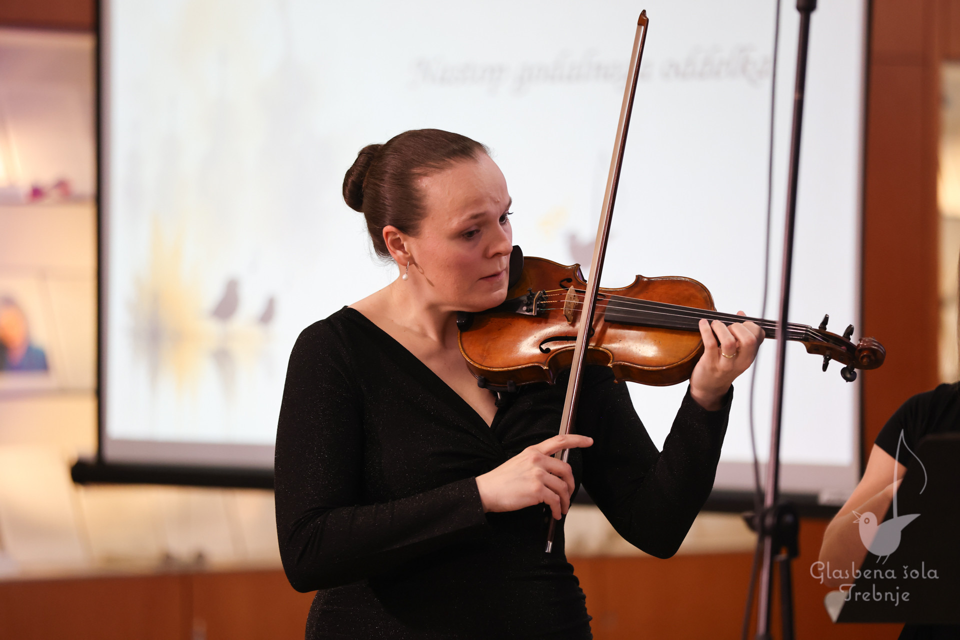 Nastop godalnega oddelka ob 50-letnici šole