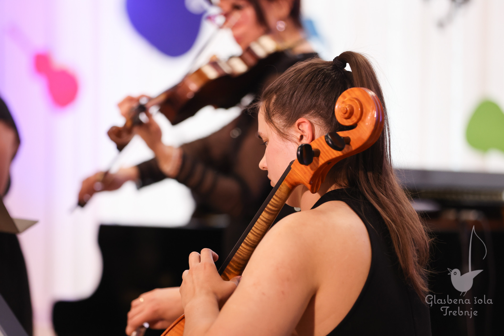 Nastop godalnega oddelka ob 50-letnici šole