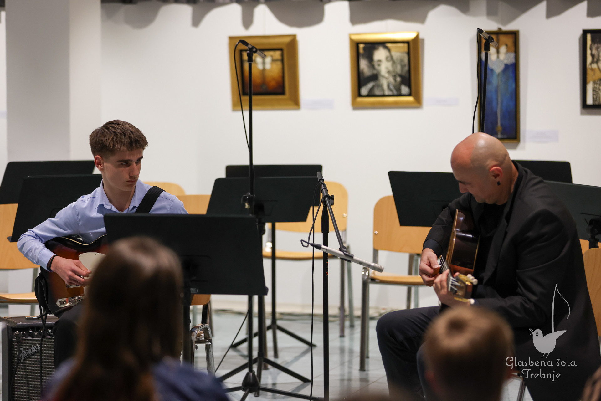 Nastop kitarskega in harmonikarskega oddelka ob 50-letnici šole
