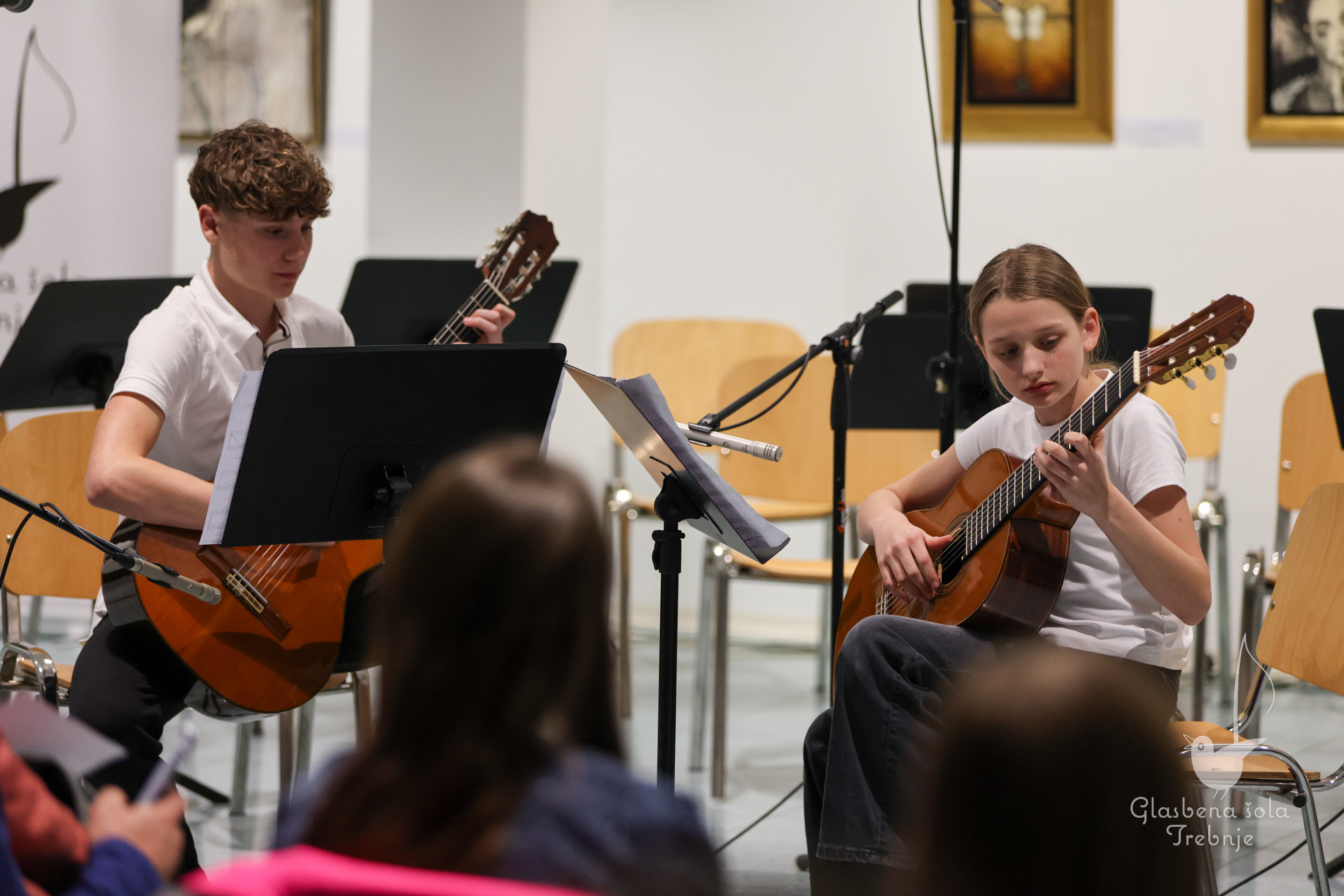 Nastop kitarskega in harmonikarskega oddelka ob 50-letnici šole
