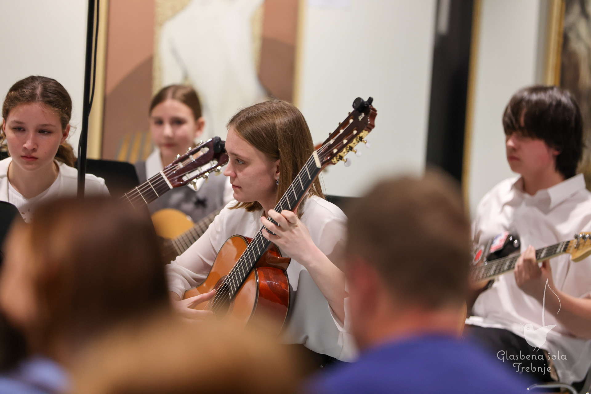 Nastop kitarskega in harmonikarskega oddelka ob 50-letnici šole
