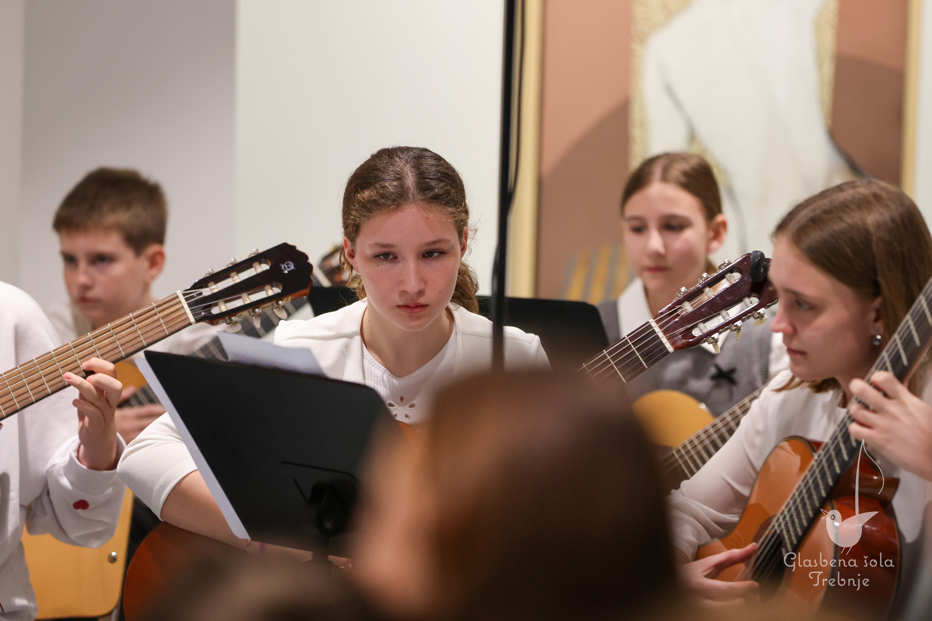 Nastop kitarskega in harmonikarskega oddelka ob 50-letnici šole
