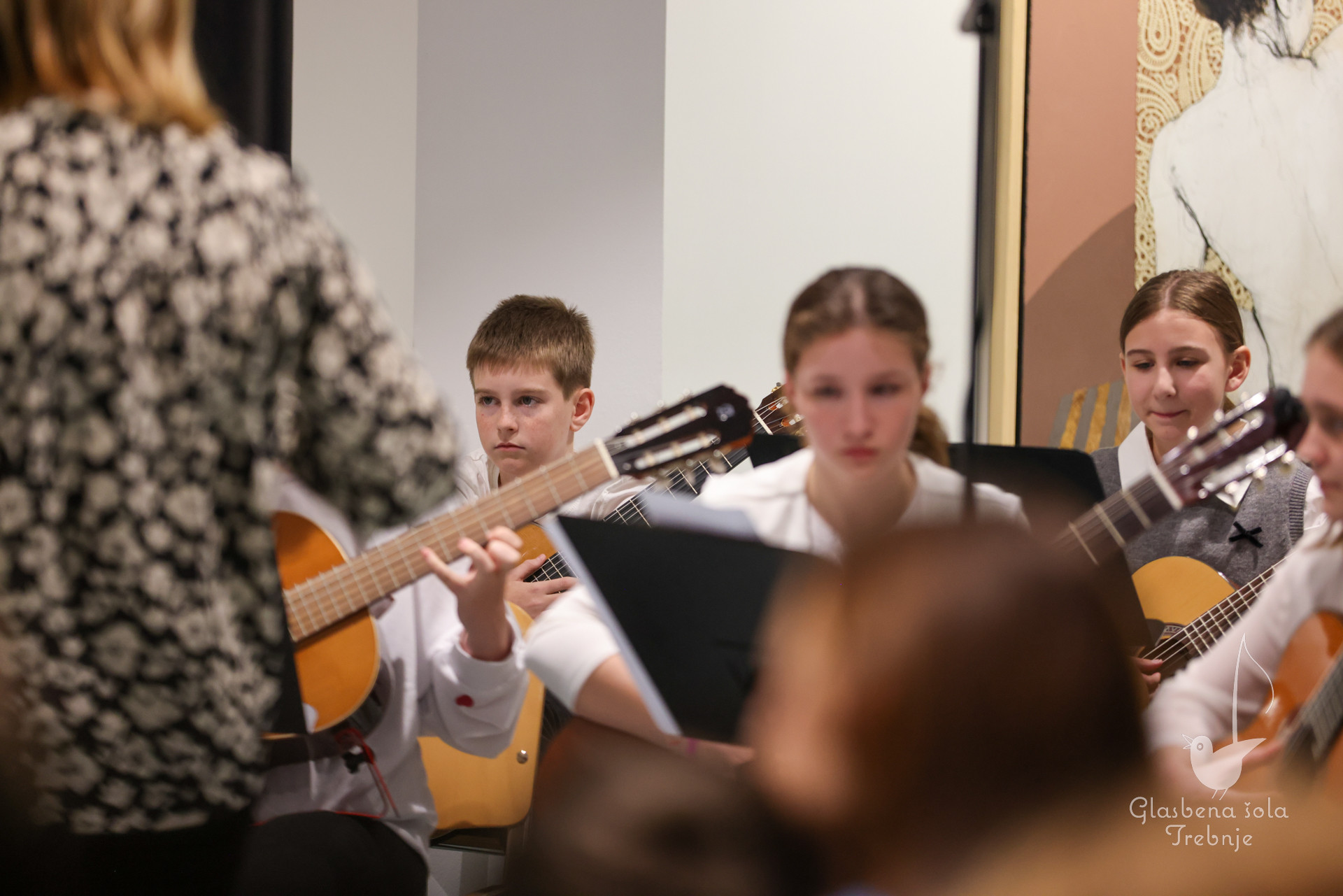 Nastop kitarskega in harmonikarskega oddelka ob 50-letnici šole