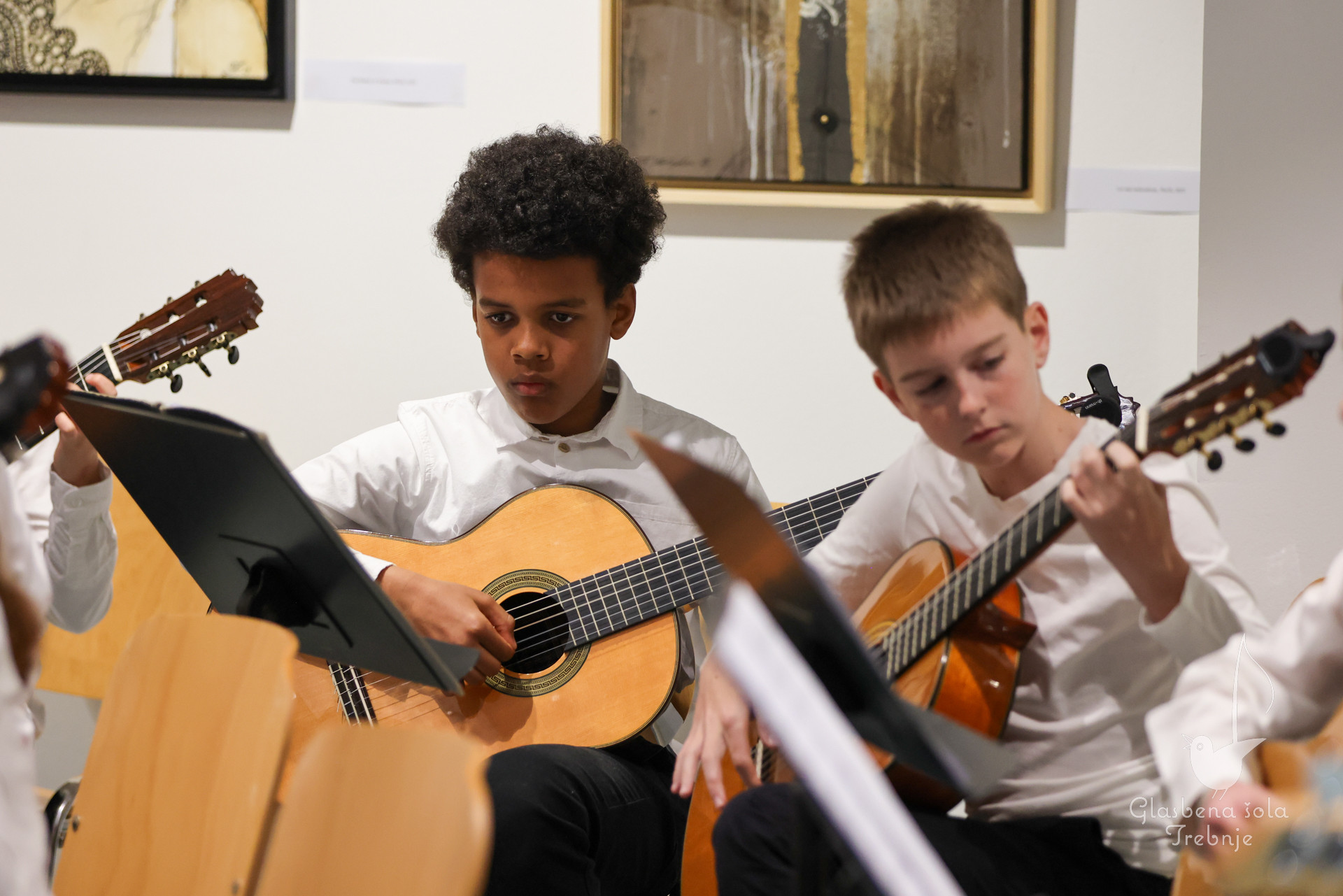 Nastop kitarskega in harmonikarskega oddelka ob 50-letnici šole