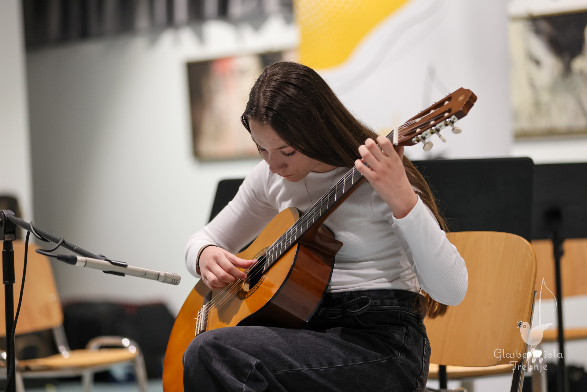 Nastop kitarskega in harmonikarskega oddelka ob 50-letnici šole