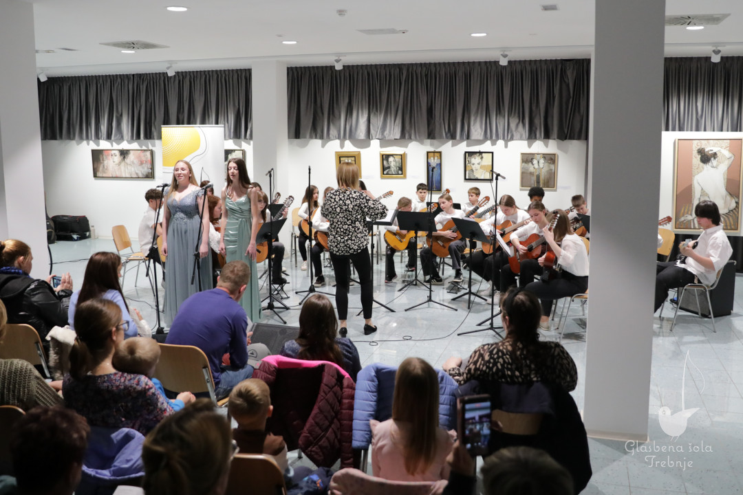 Nastop kitarskega in harmonikarskega oddelka ob 50-letnici šole