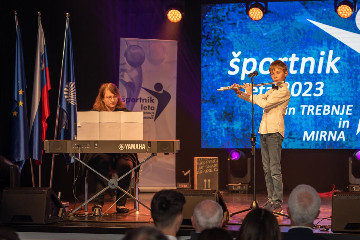 Nastop na prireditvi Športnik leta 2023 občin Trebnje in Mirna
