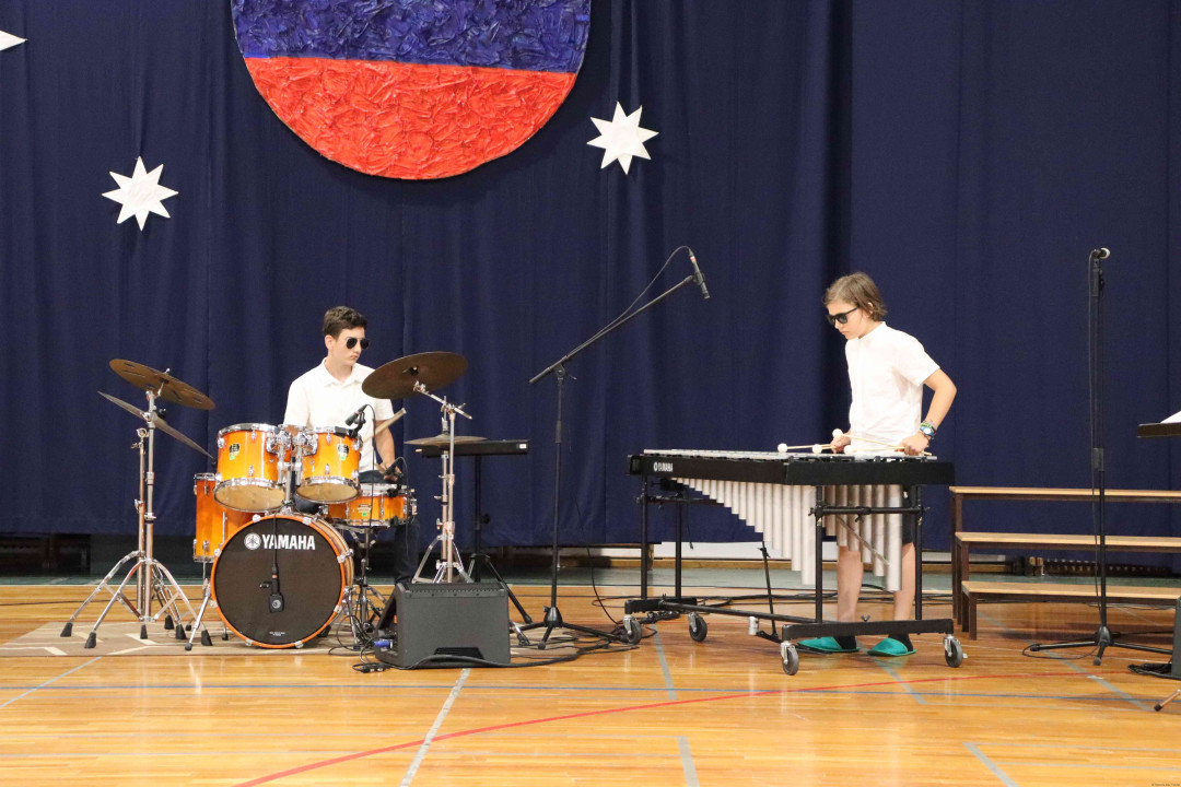 Nastop na proslavi ob dnevu državnosti v OŠ Trebnje