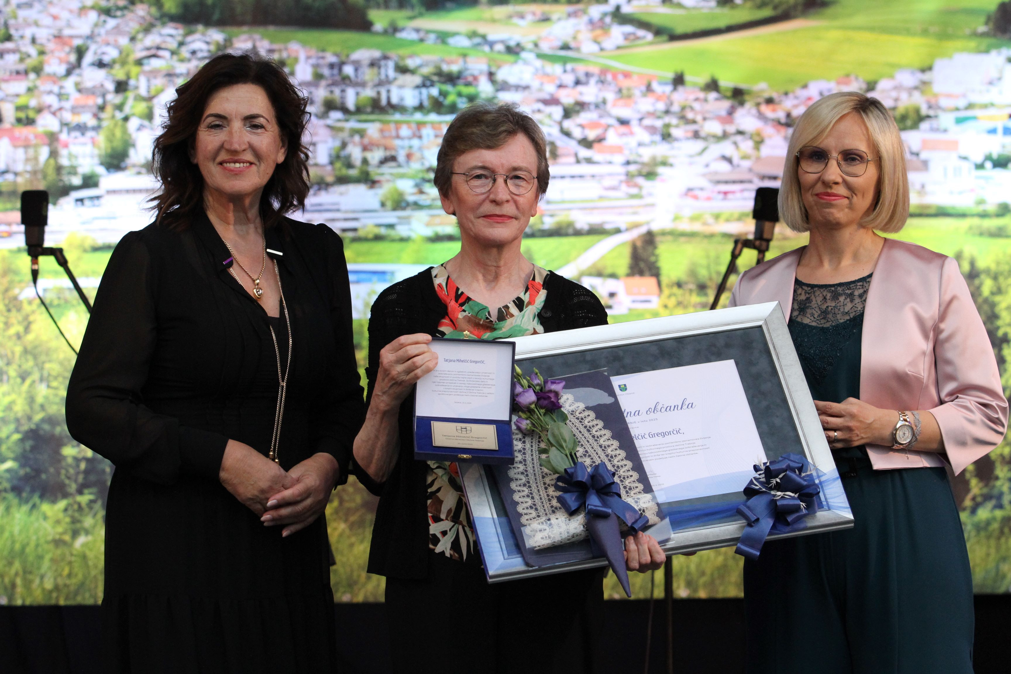 Nova častna občanka Tatjana Mihelčič Gregorčič